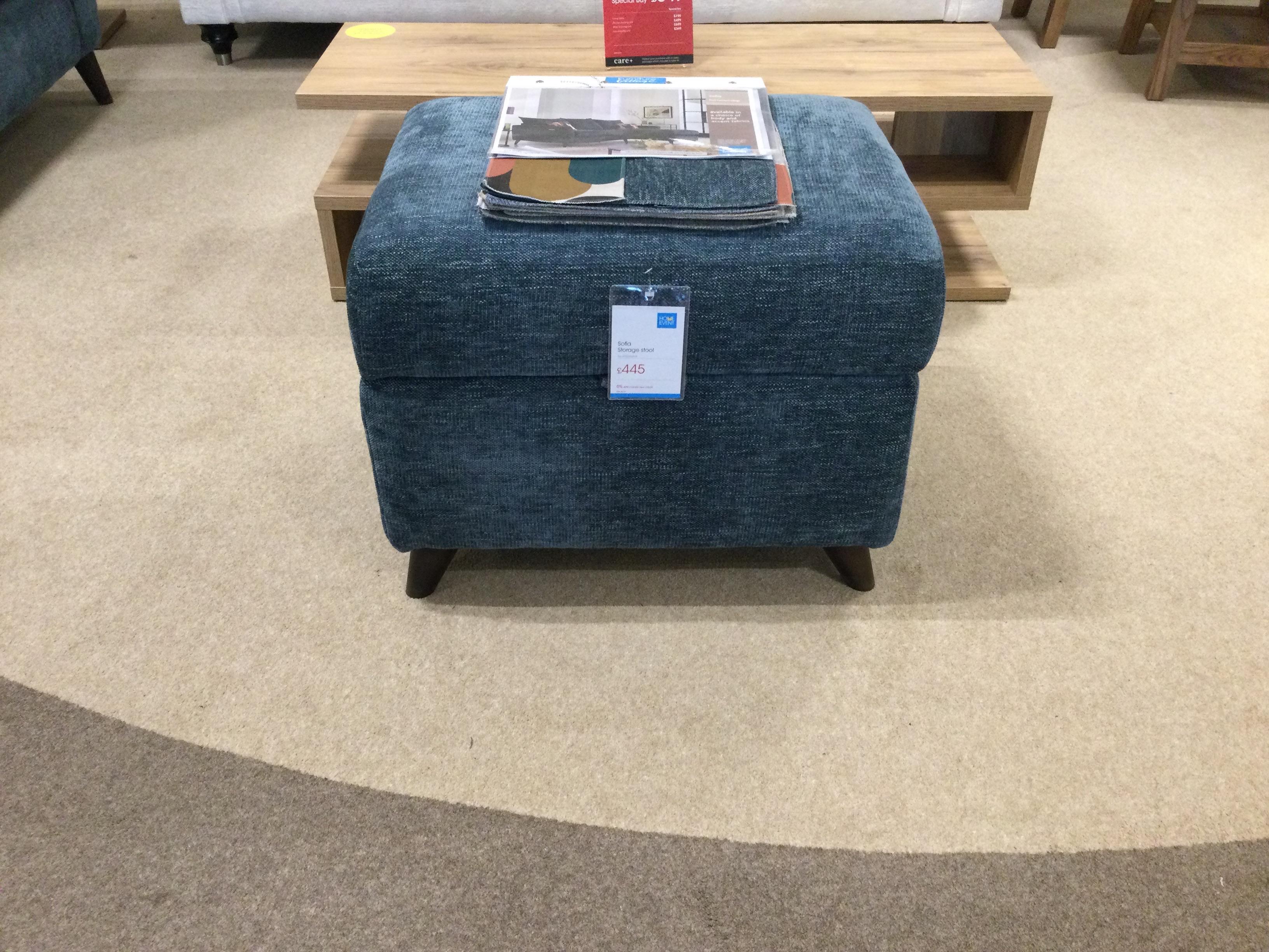 Sofia snuggler chair and Footstool in  on Furniture Village
