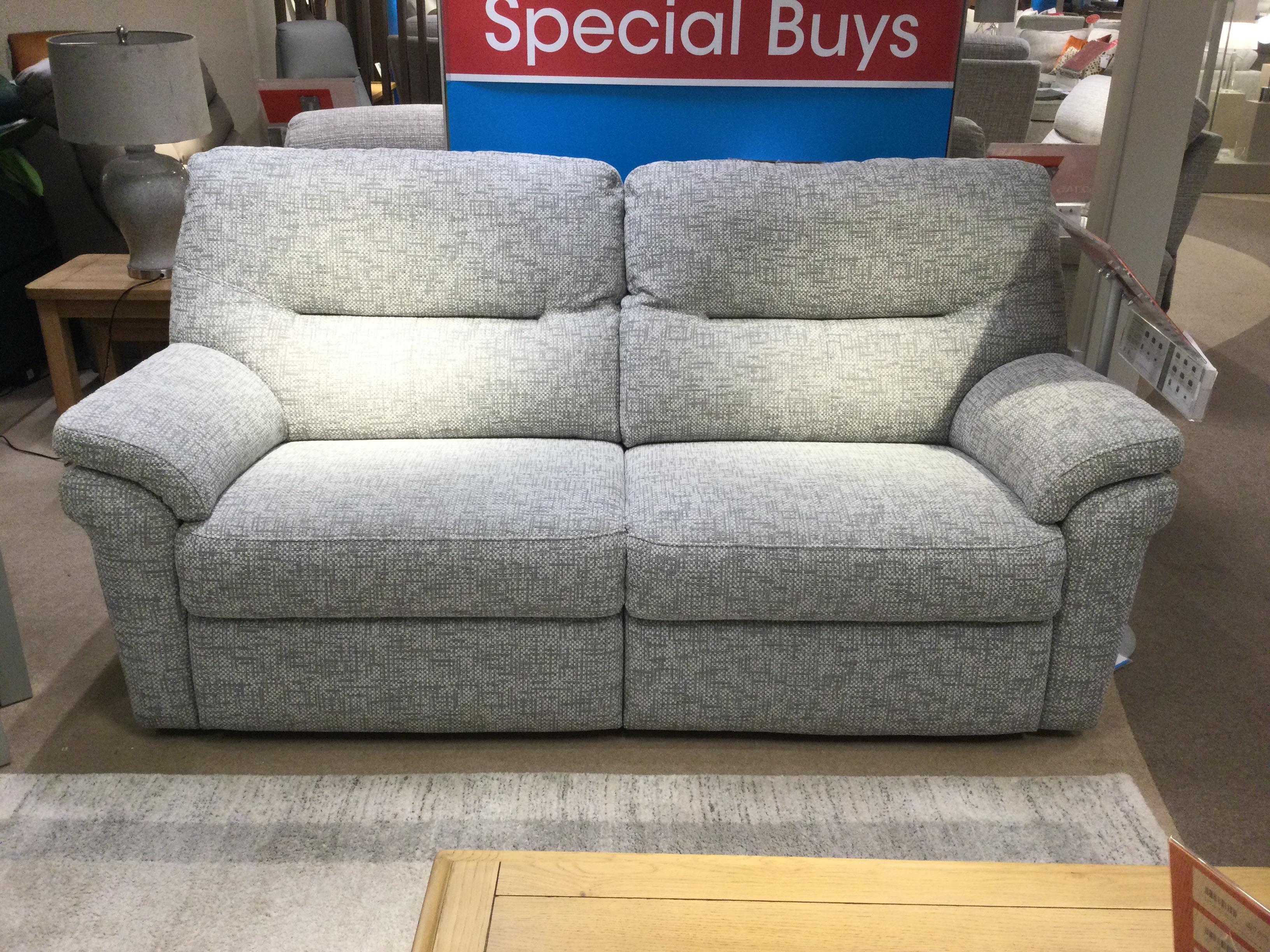 Seattle 3 seater sofa  and power chair with power recliner and Power Haeadrest in  on Furniture Village