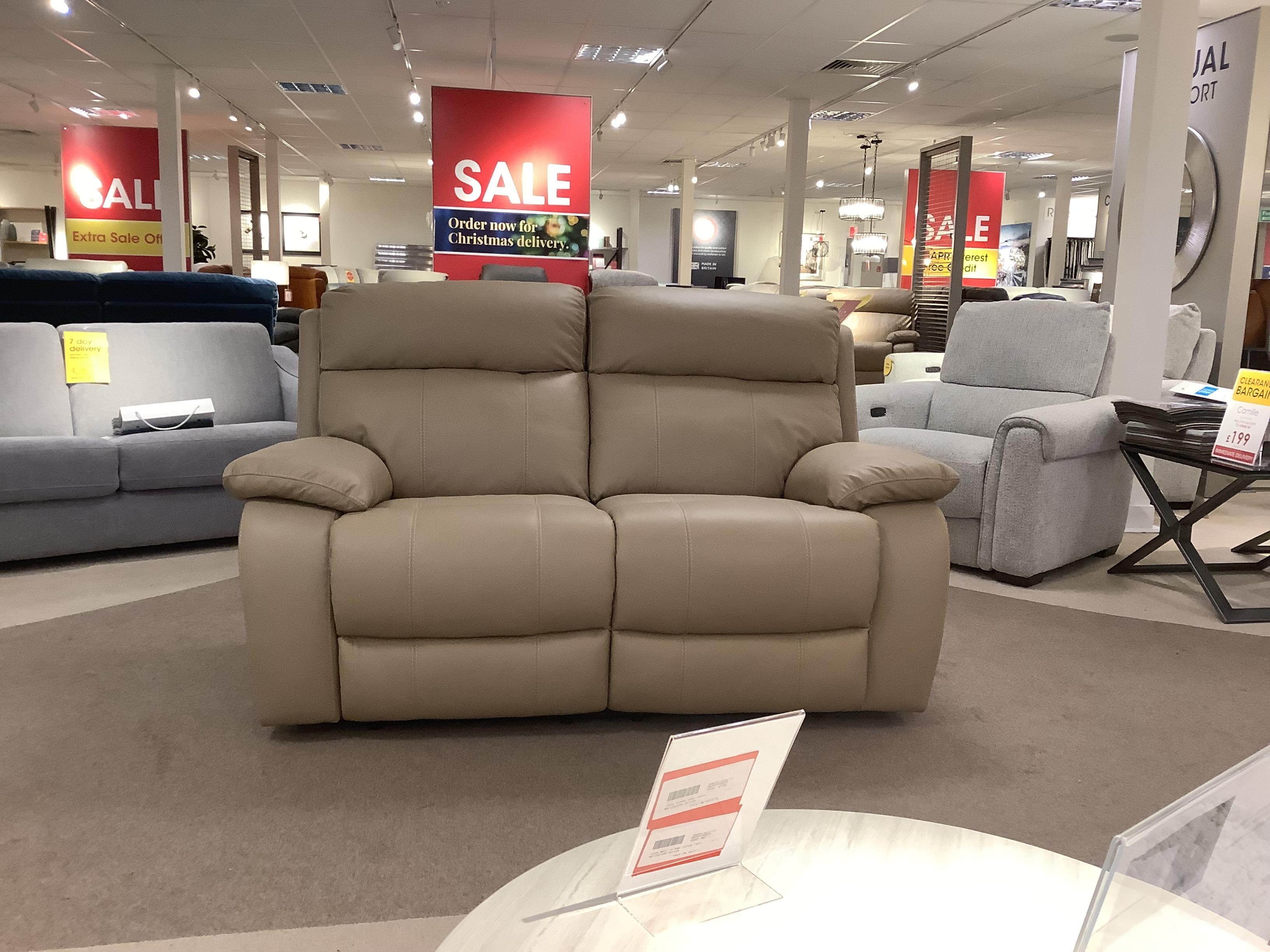 Moreno 2 seater power recliner in  on Furniture Village