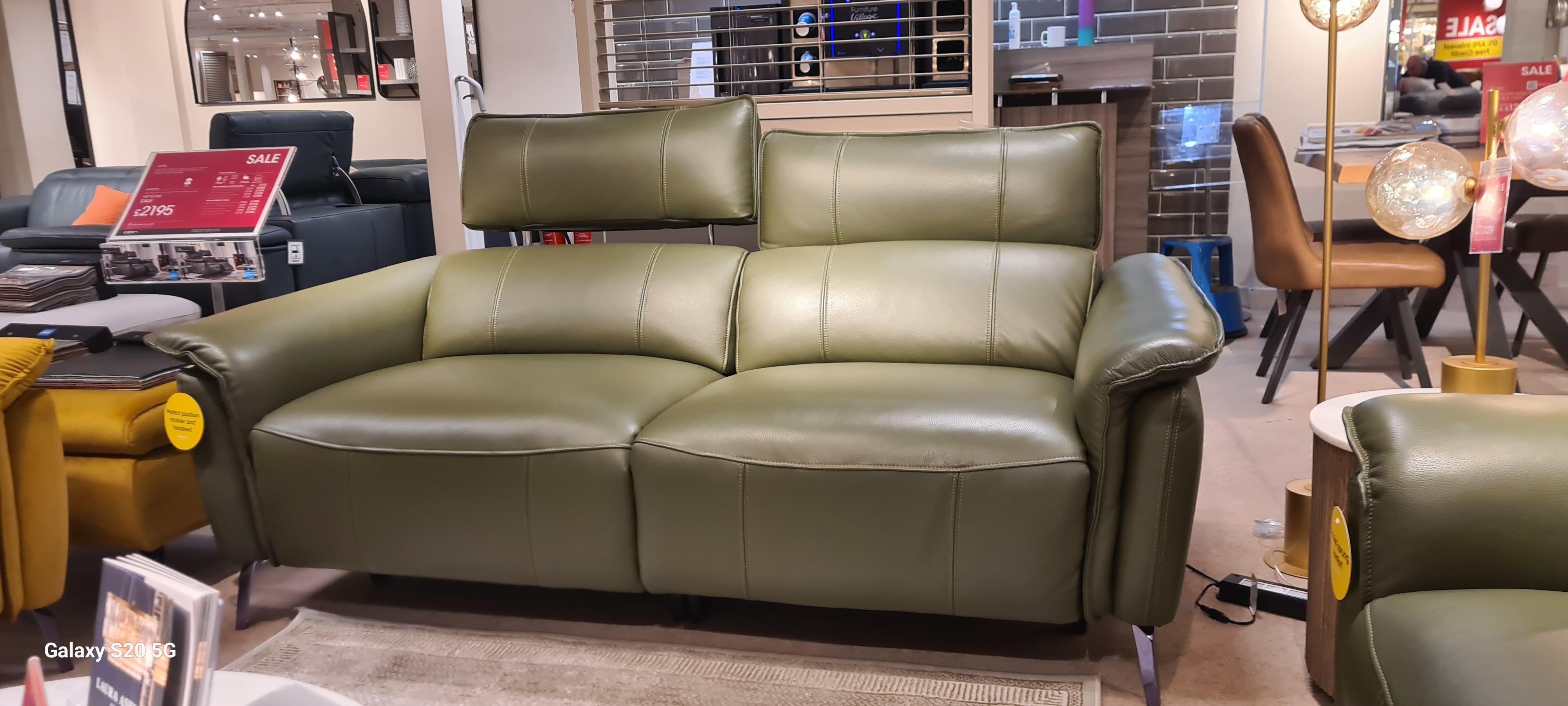 Jude 3 seater power recliner andnpower recliner chair in  on Furniture Village