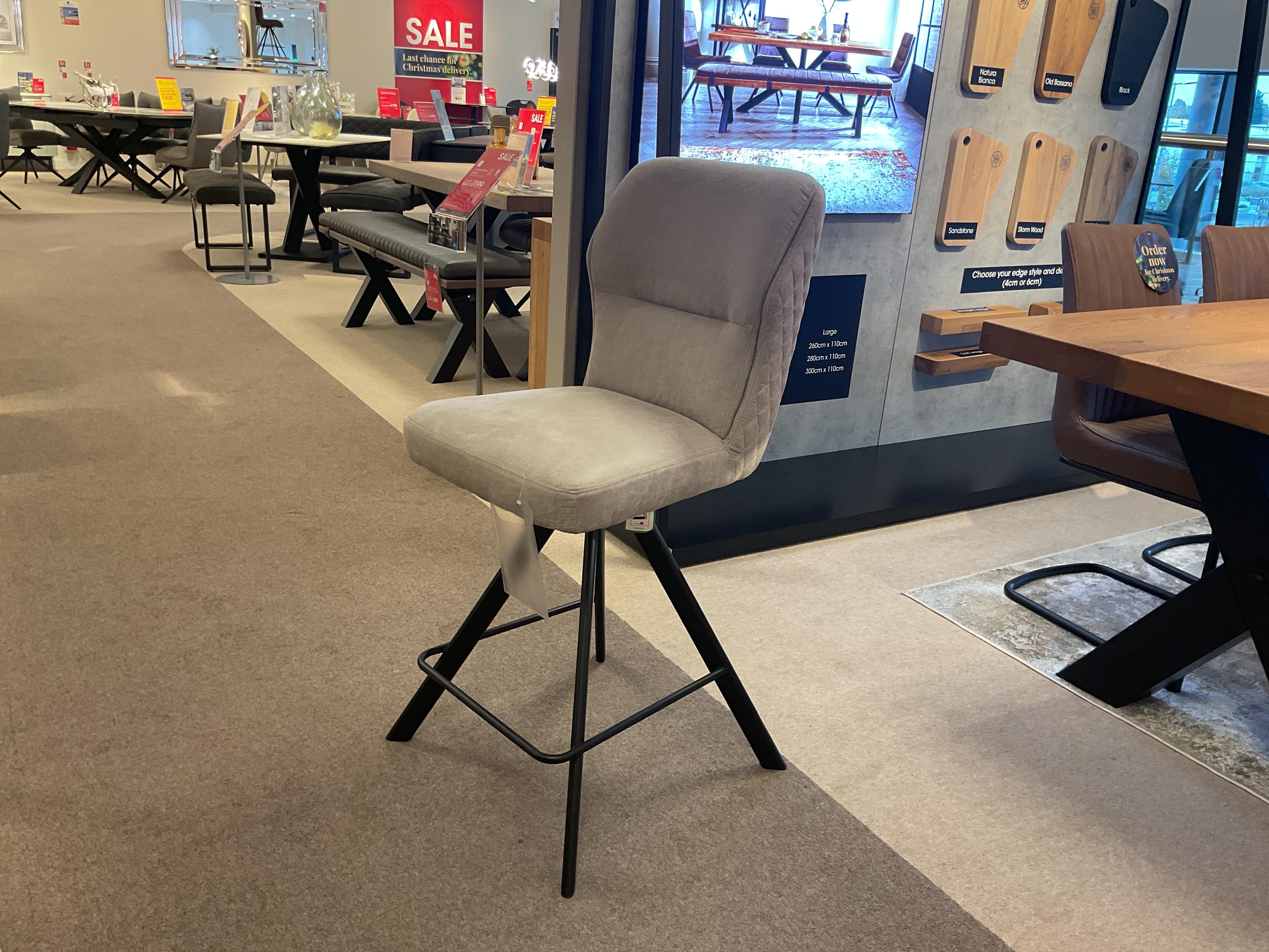 Loki swivel bar stool in  on Furniture Village