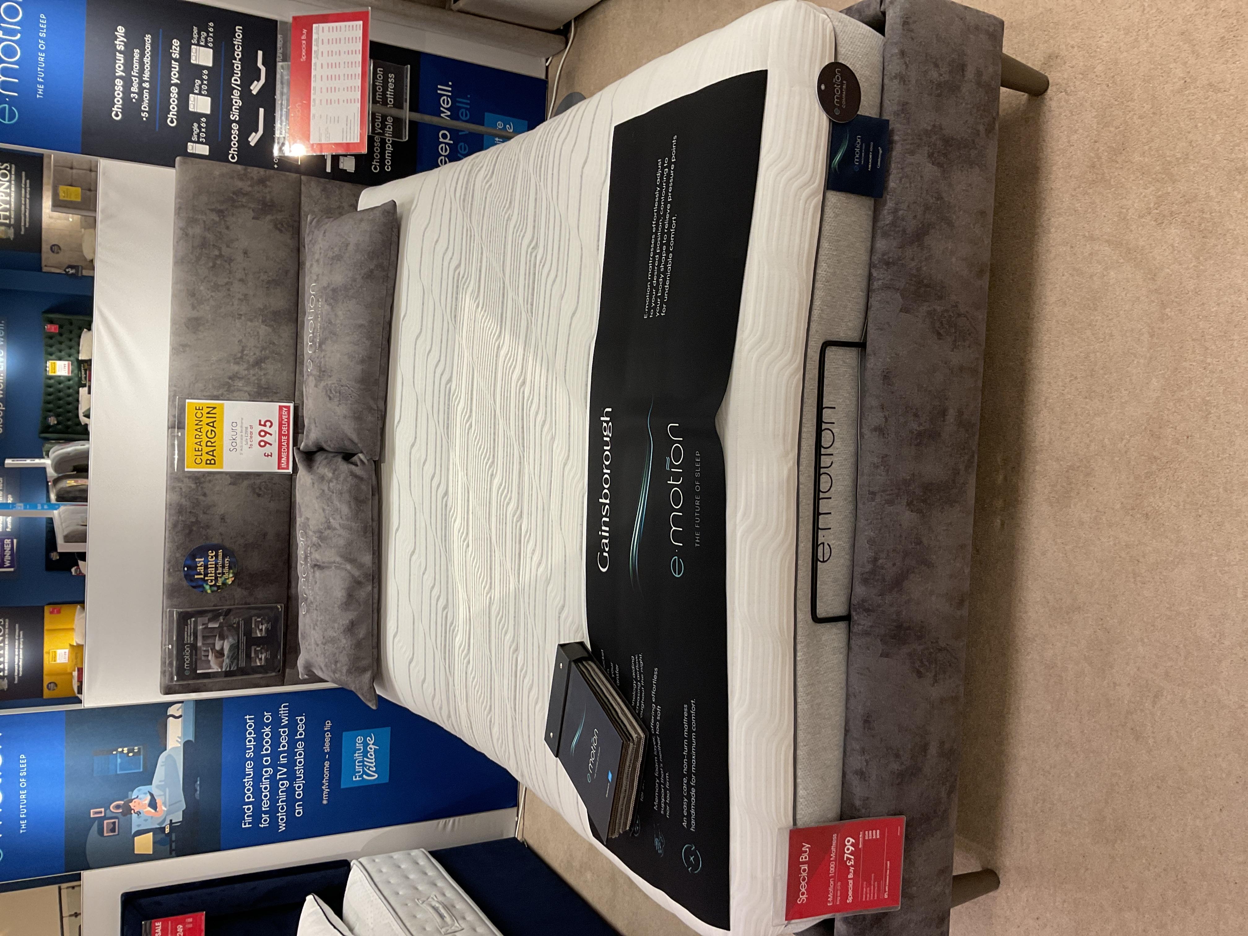 Sakura King Size Adjustable Bedframe in  on Furniture Village