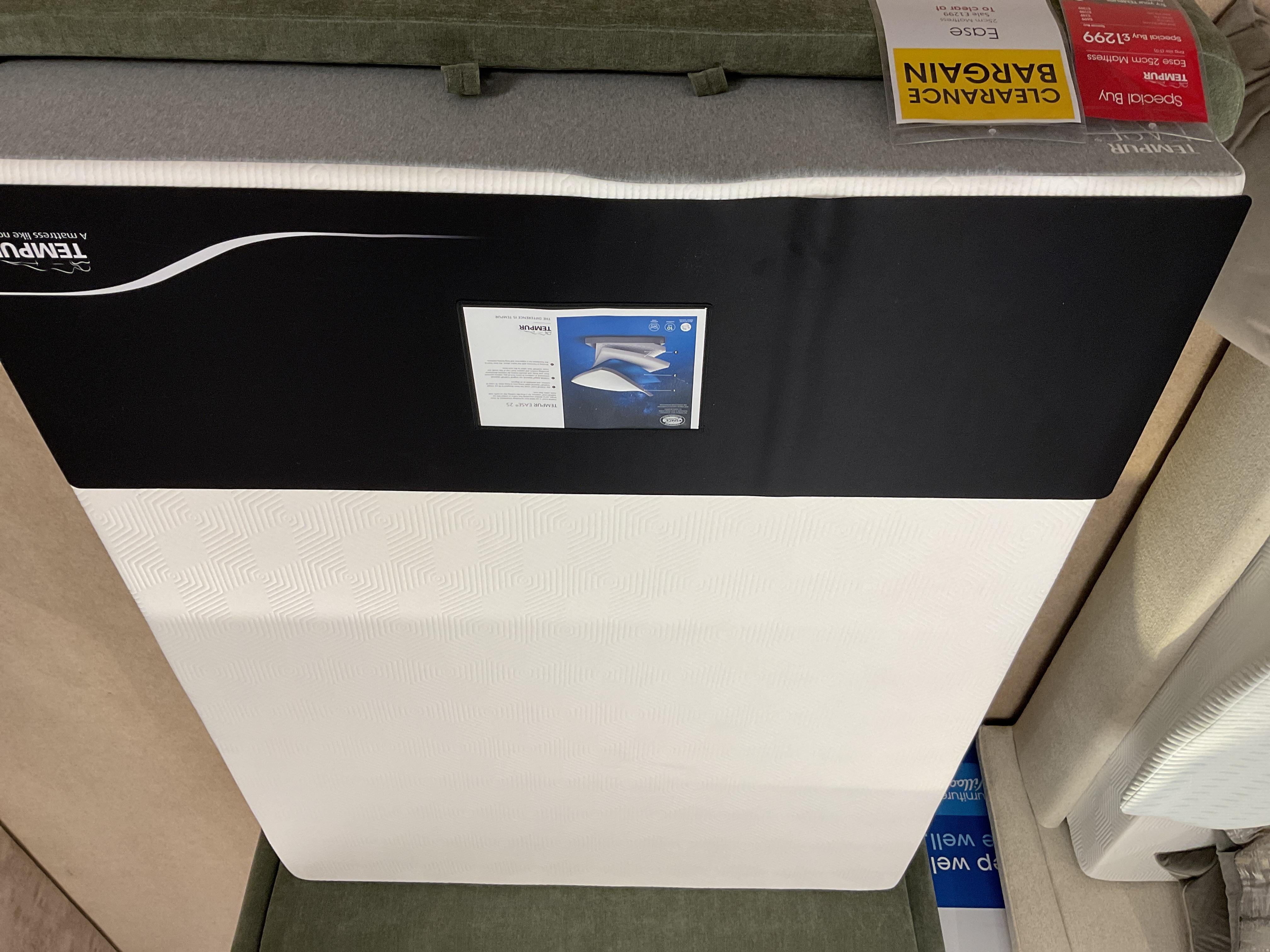 Tempur Ease 25cm Mattress King size in  on Furniture Village