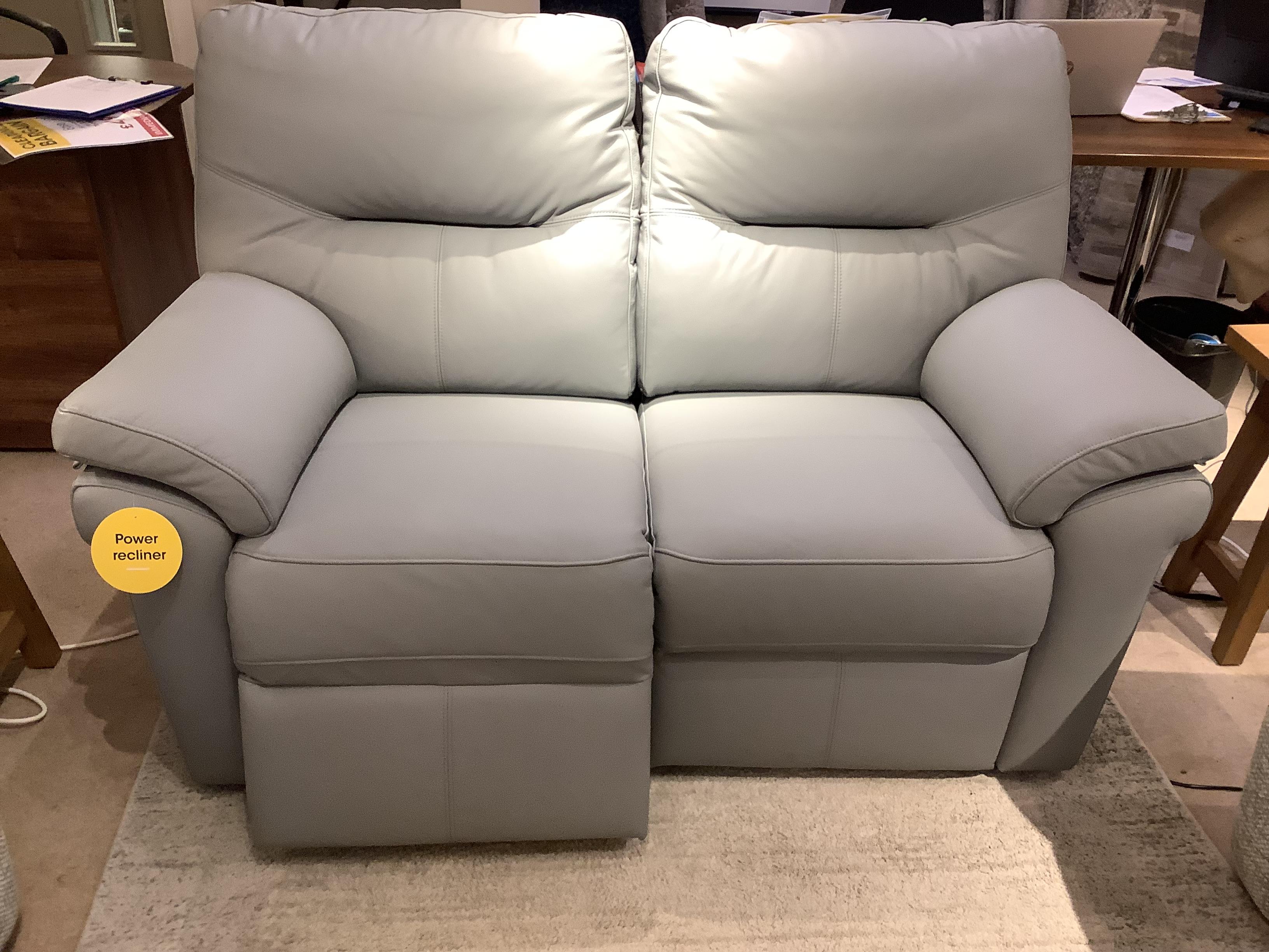 Seattle 2 Seater Sofa & Footstool in  on Furniture Village