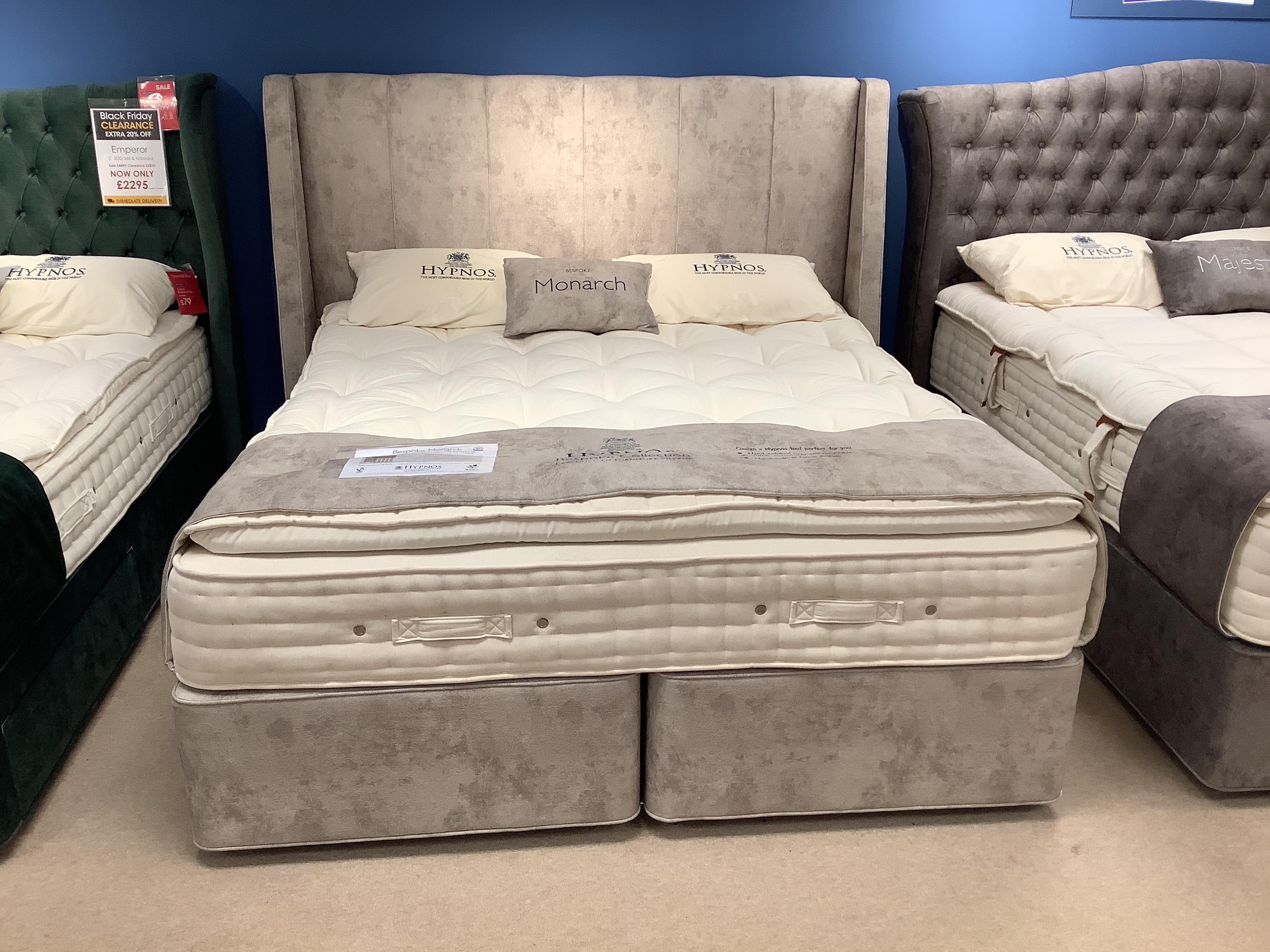 Monarch Superking Divan And Headboard in  on Furniture Village