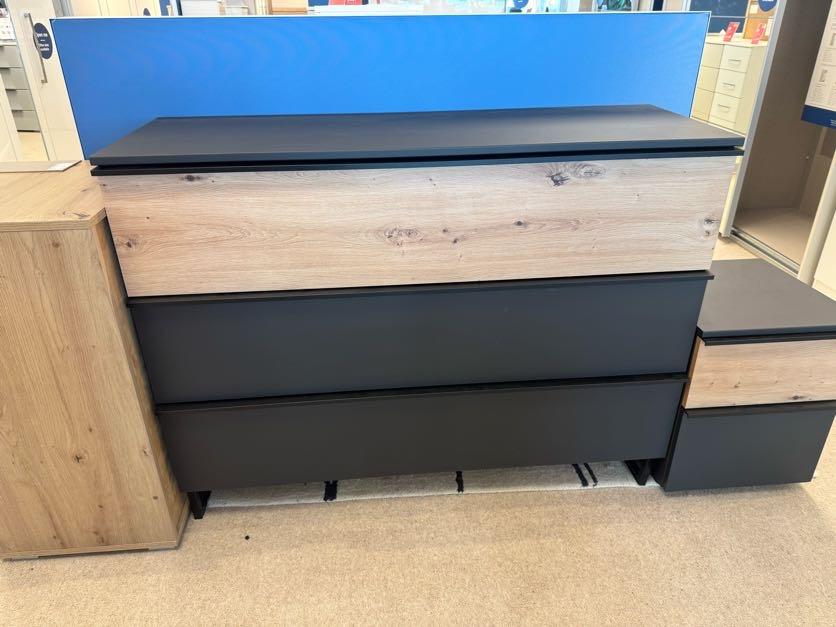 Cora 120cm 3 draw chest in  on Furniture Village