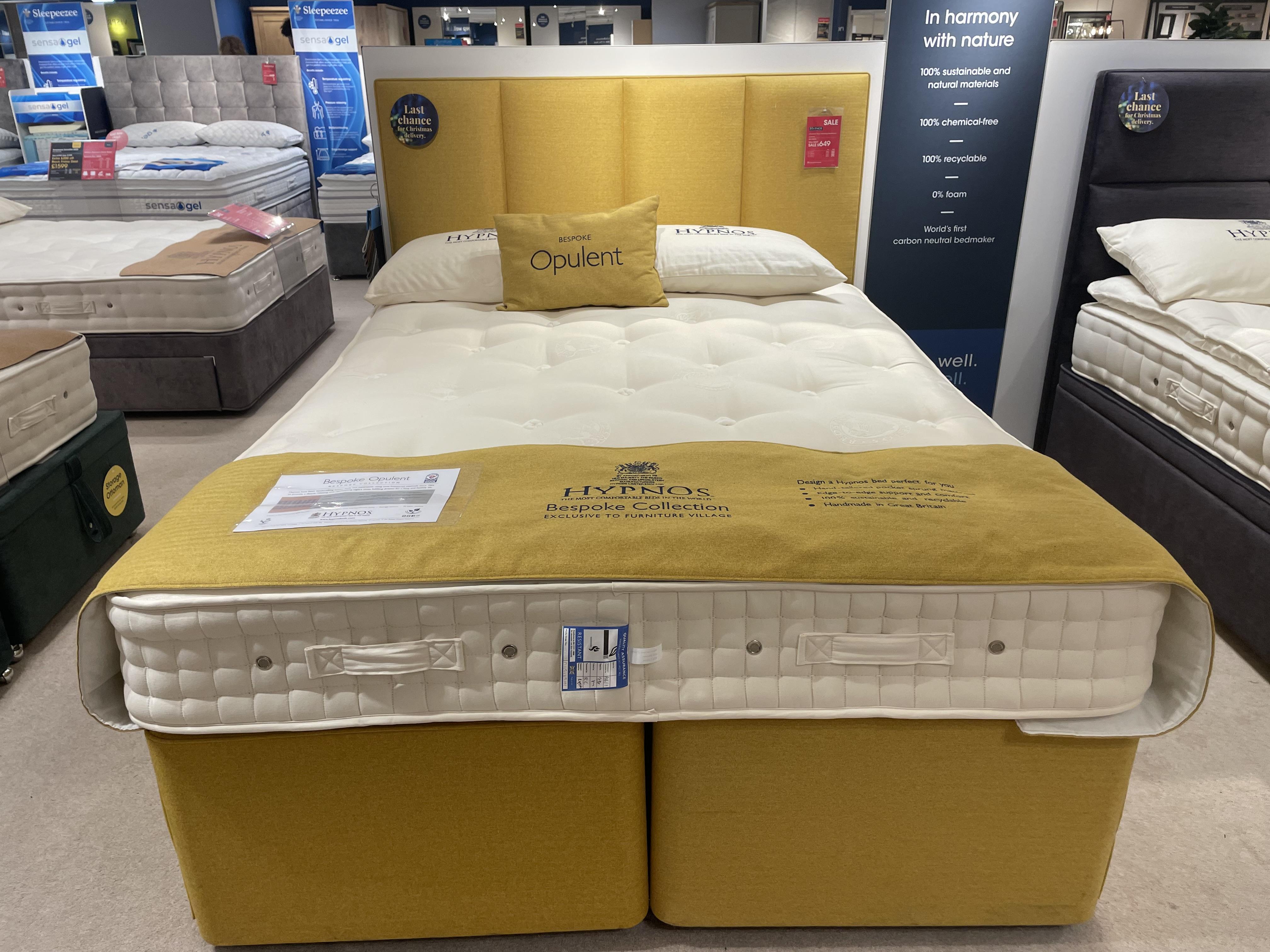 Bespoke Opulent King size hideaway  storage divan set in  on Furniture Village