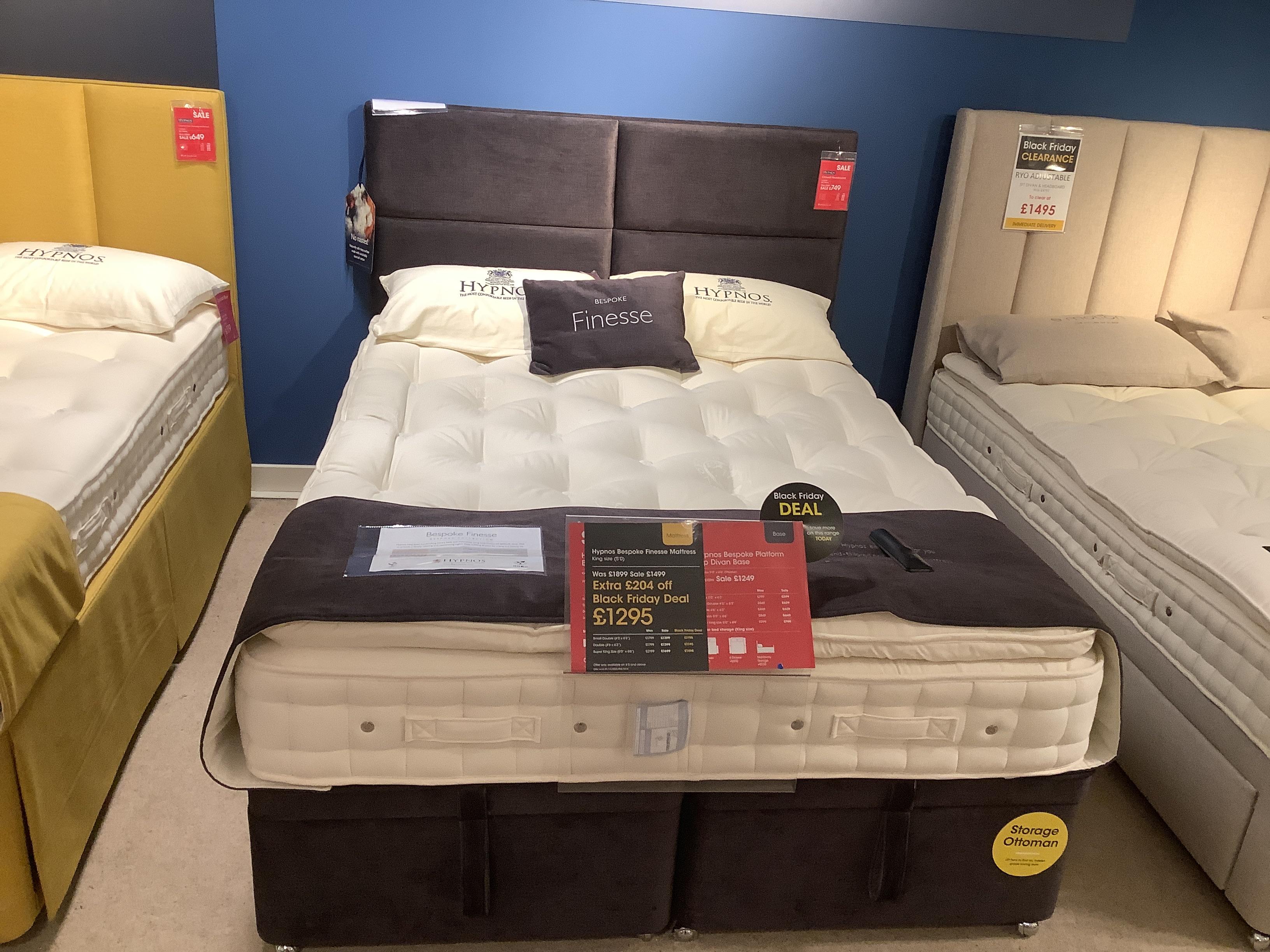 Finesse divan and headboard in  on Furniture Village