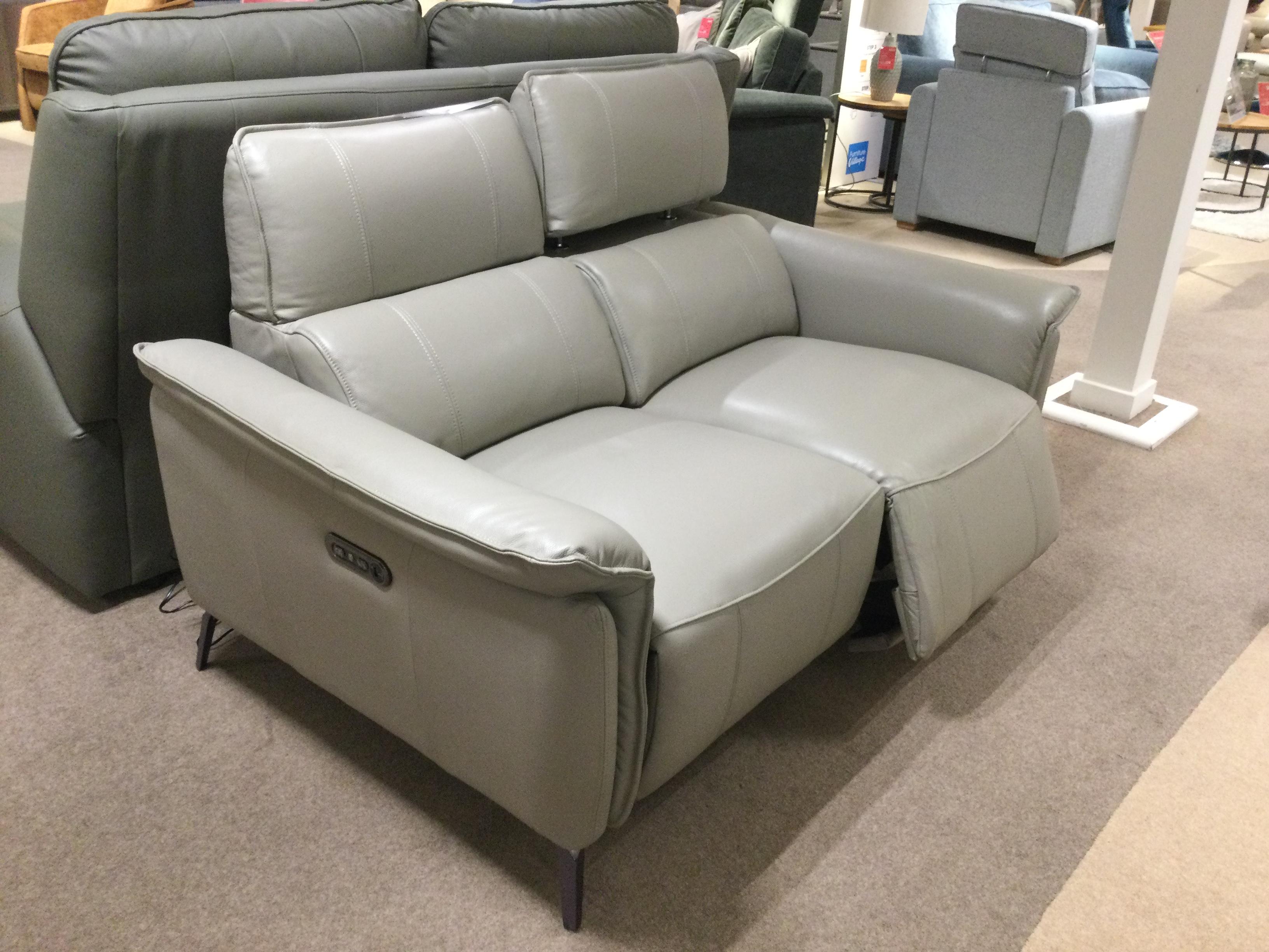 Jude 2 seater Leather with Power recliner & Power Headrest in  on Furniture Village