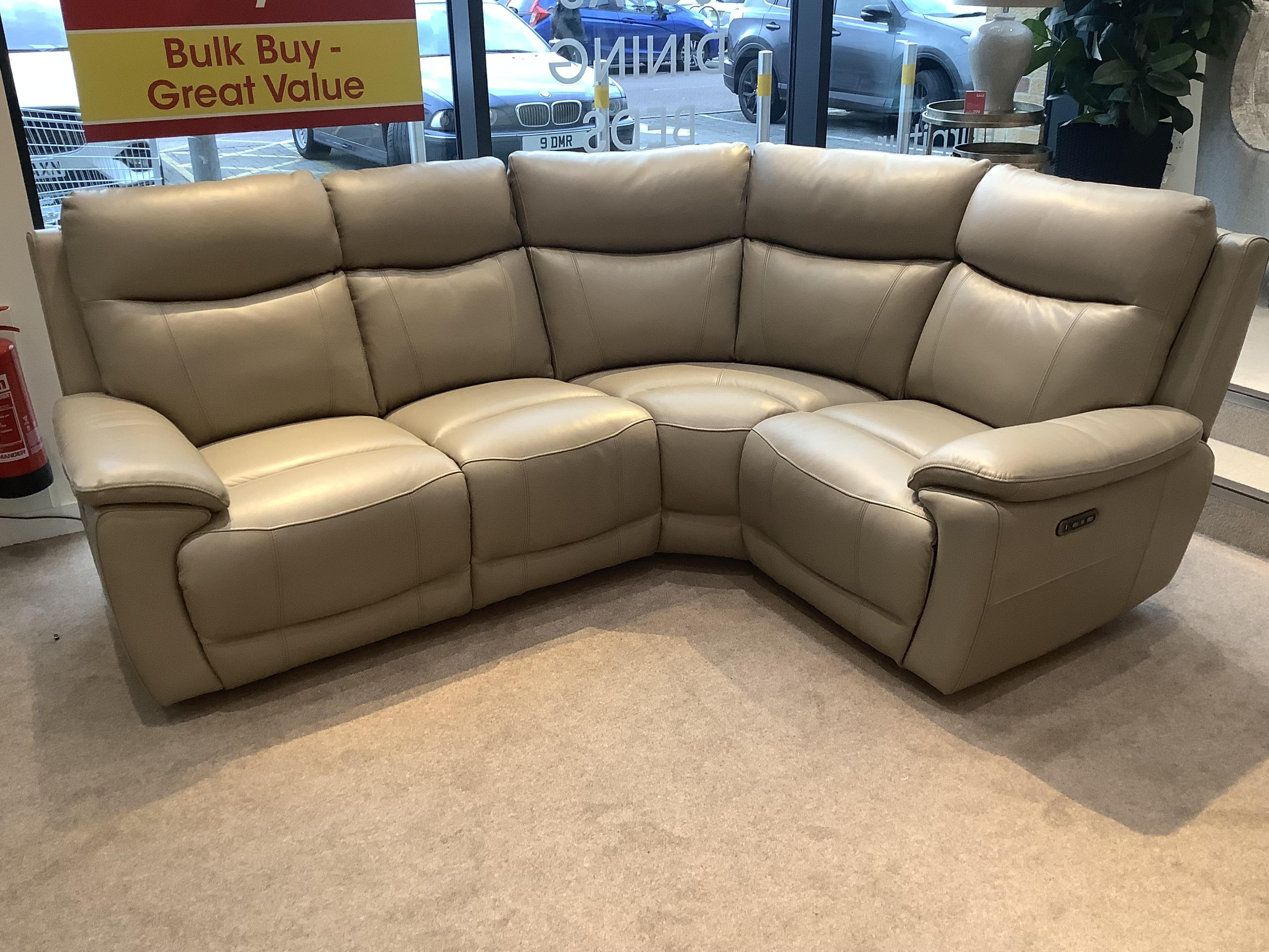 Sloane  Large Power Corner Sofa & Power Headrest in  on Furniture Village