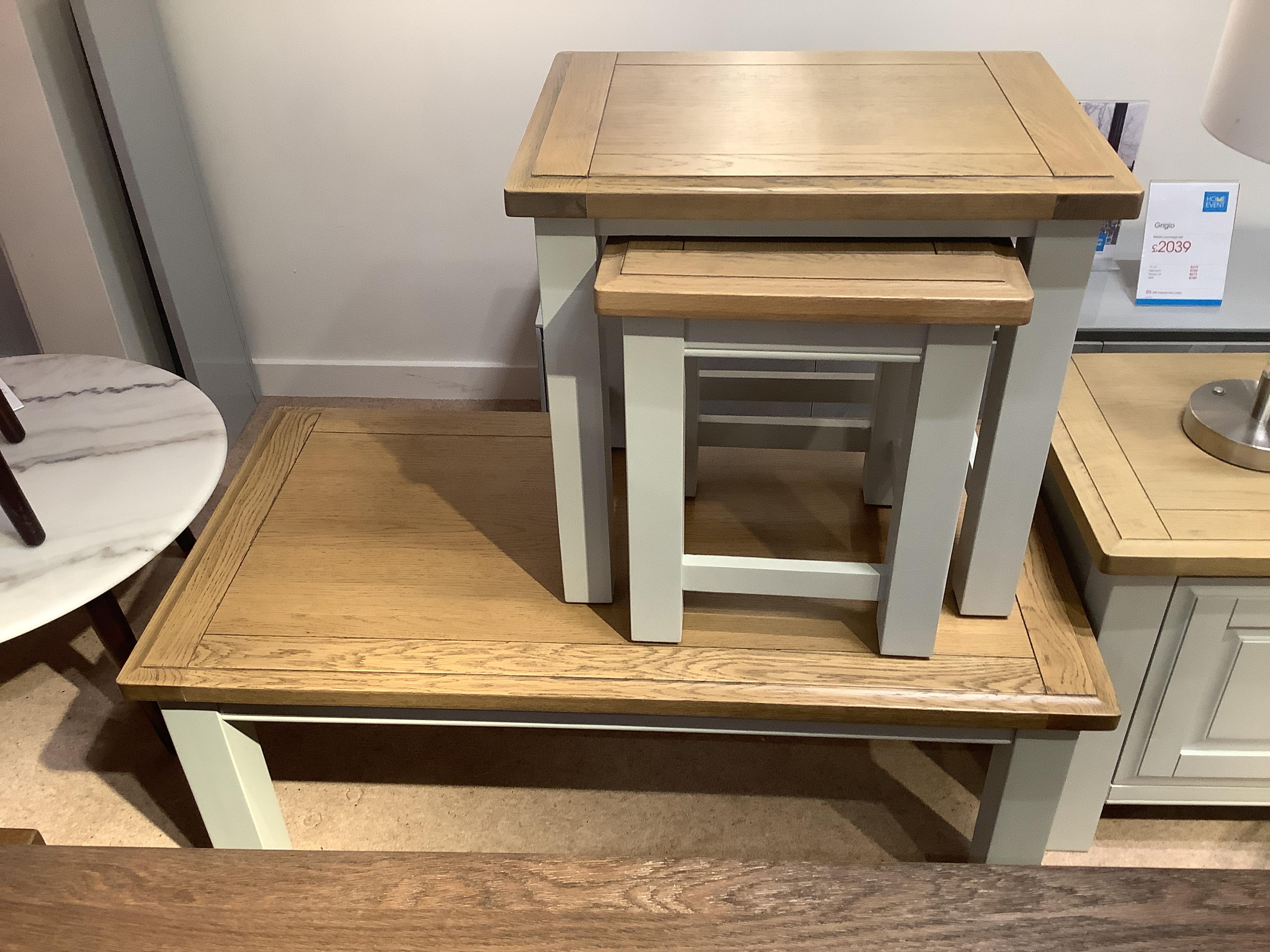 Hamilton Coffee Table, Nest of Tables & Tv Unit in  on Furniture Village