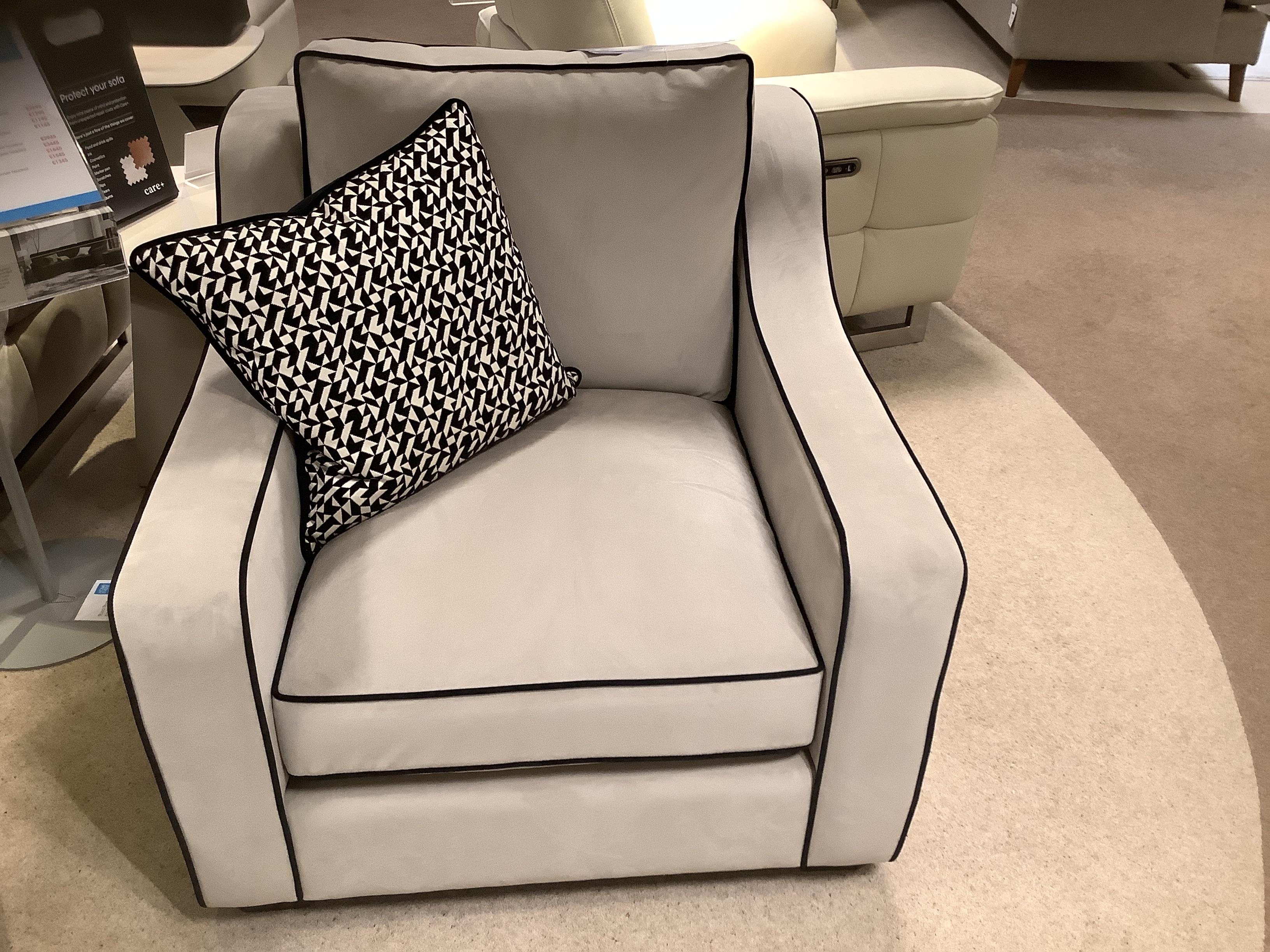 Celine armchair in  on Furniture Village