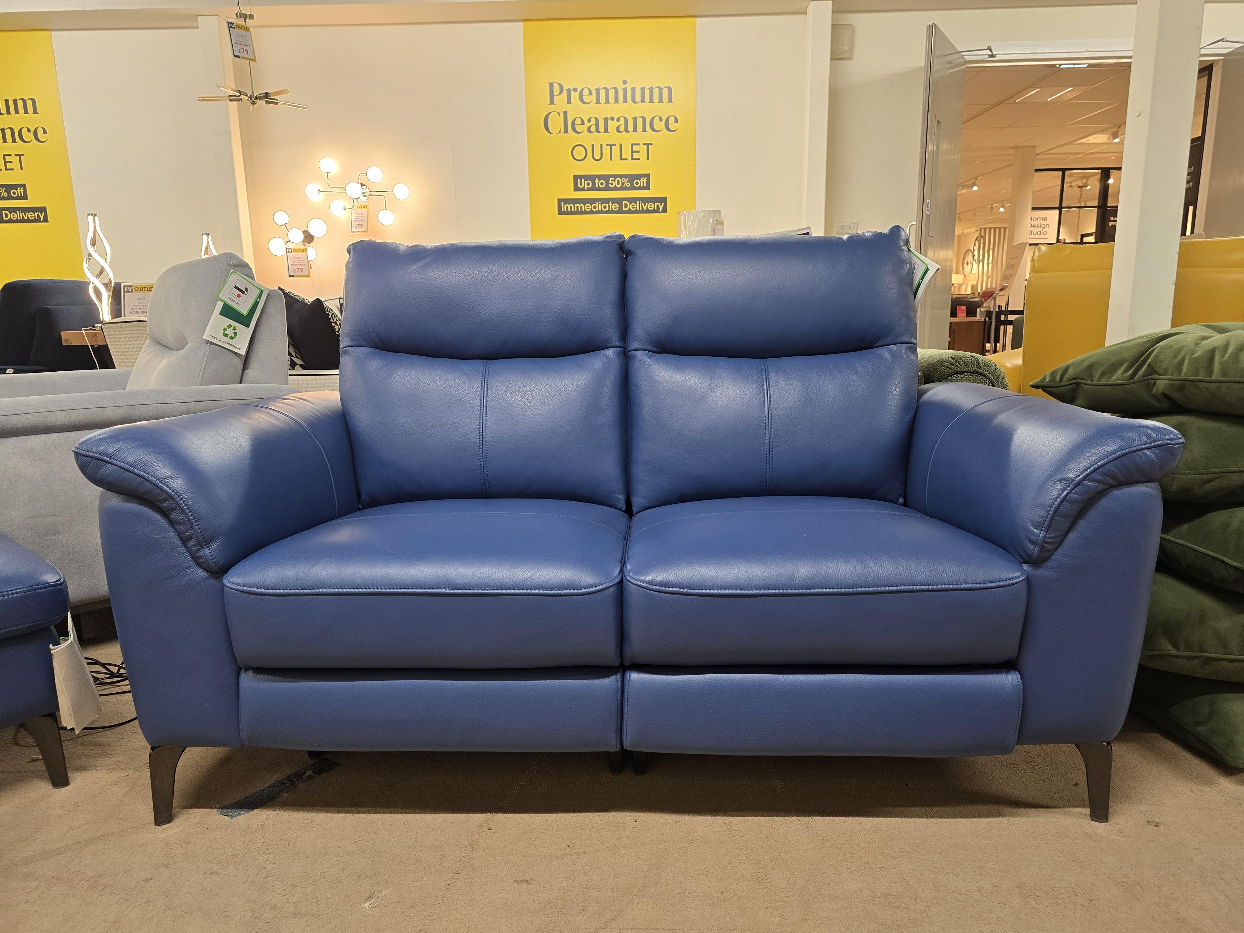 Morgan 2 Seater Power, Power Armchair & Storage Stool in  on Furniture Village