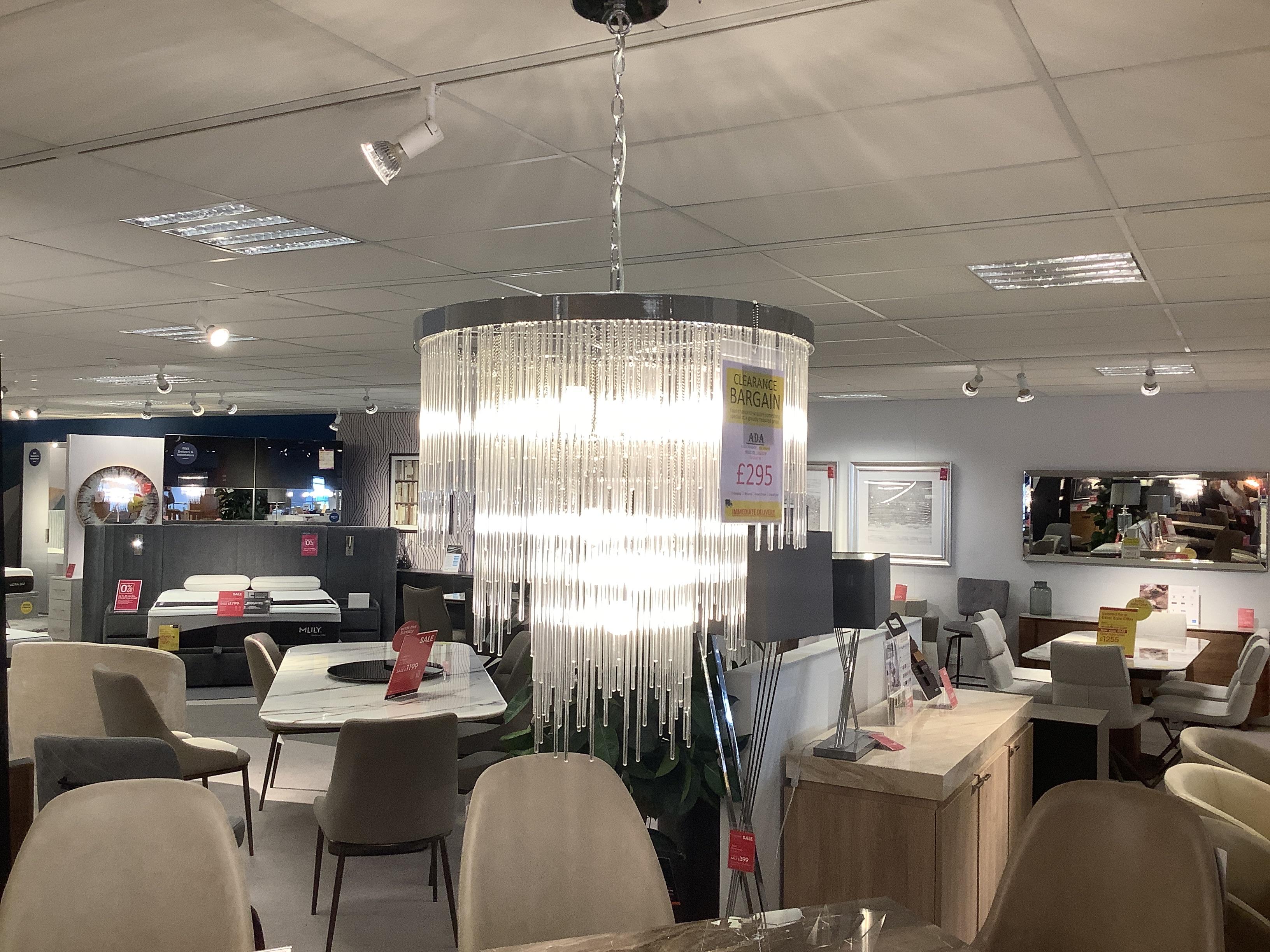 Ada 7 Light Pendant in  on Furniture Village