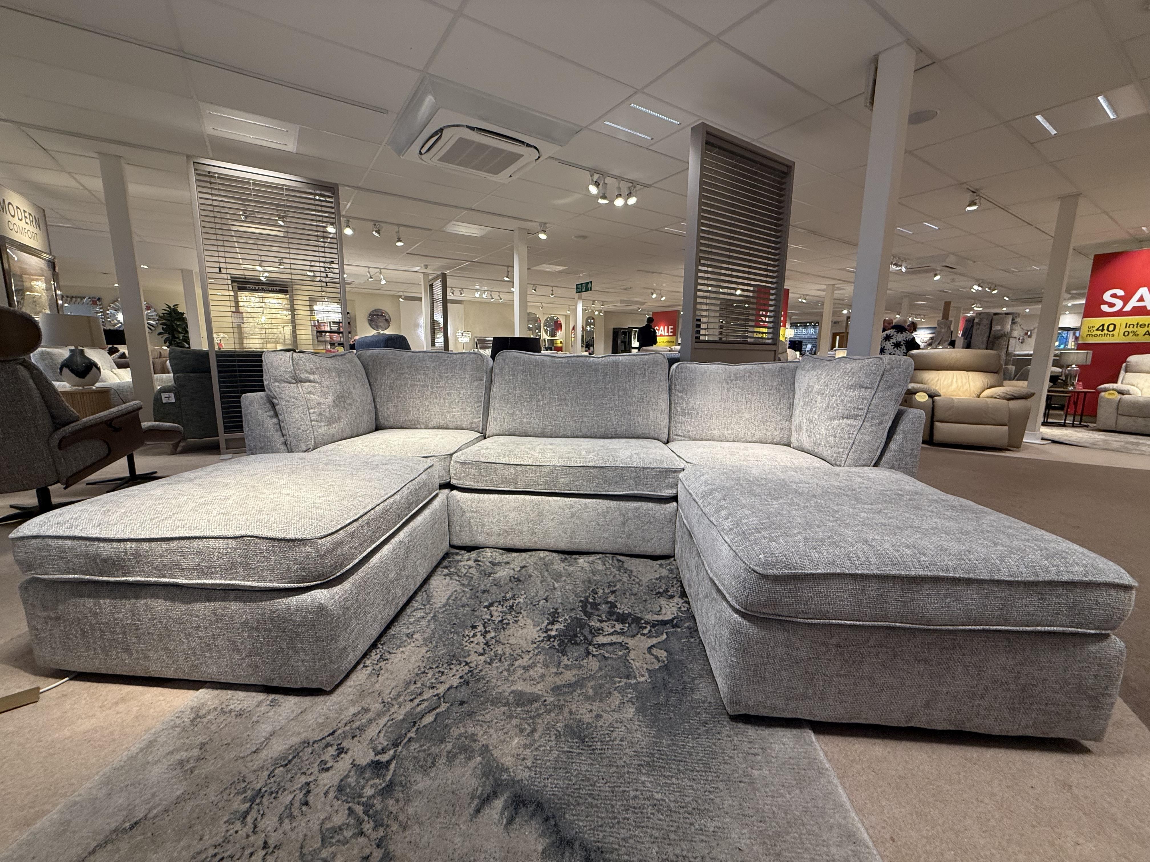 Emilia U Shaped Corner Sofa in  on Furniture Village