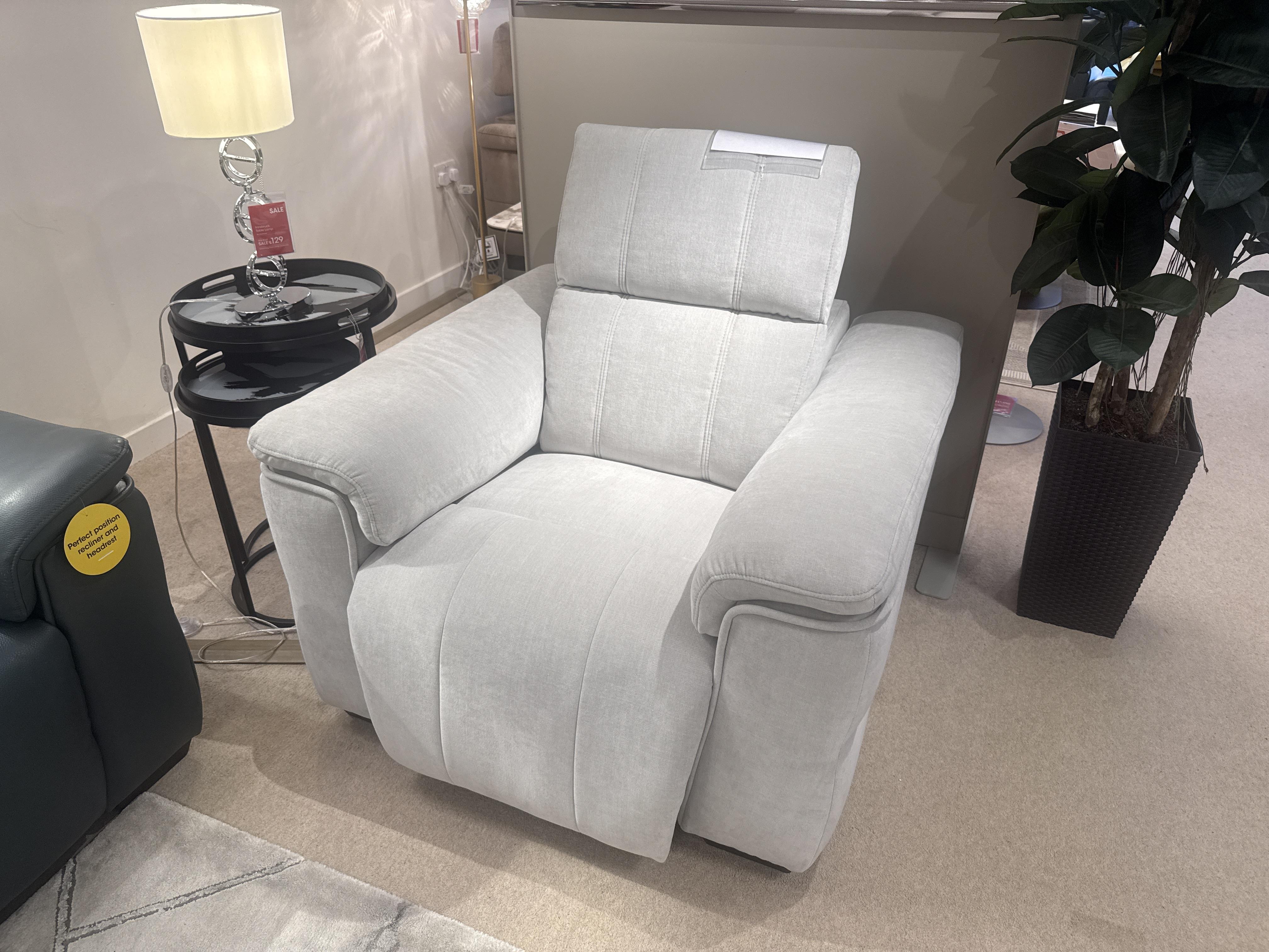 Inca Recliner Armchair and Footstool in  on Furniture Village