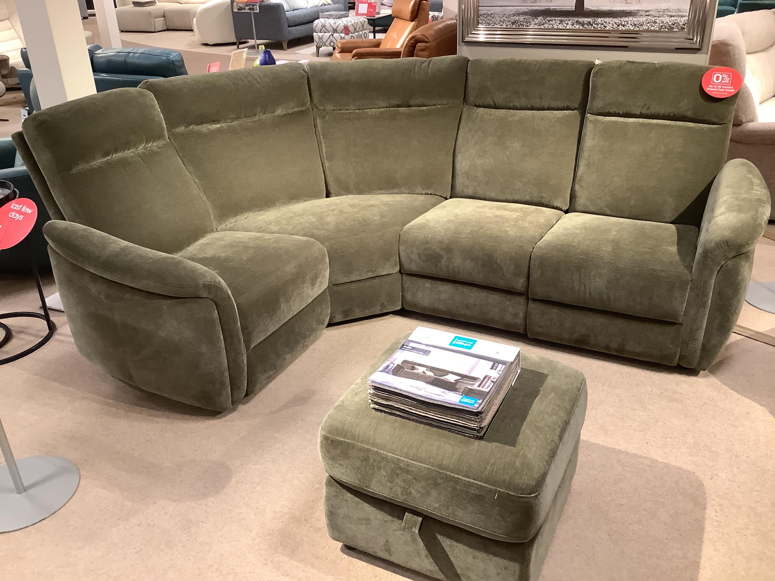 Dublin left hand facing power corner sofa in  on Furniture Village