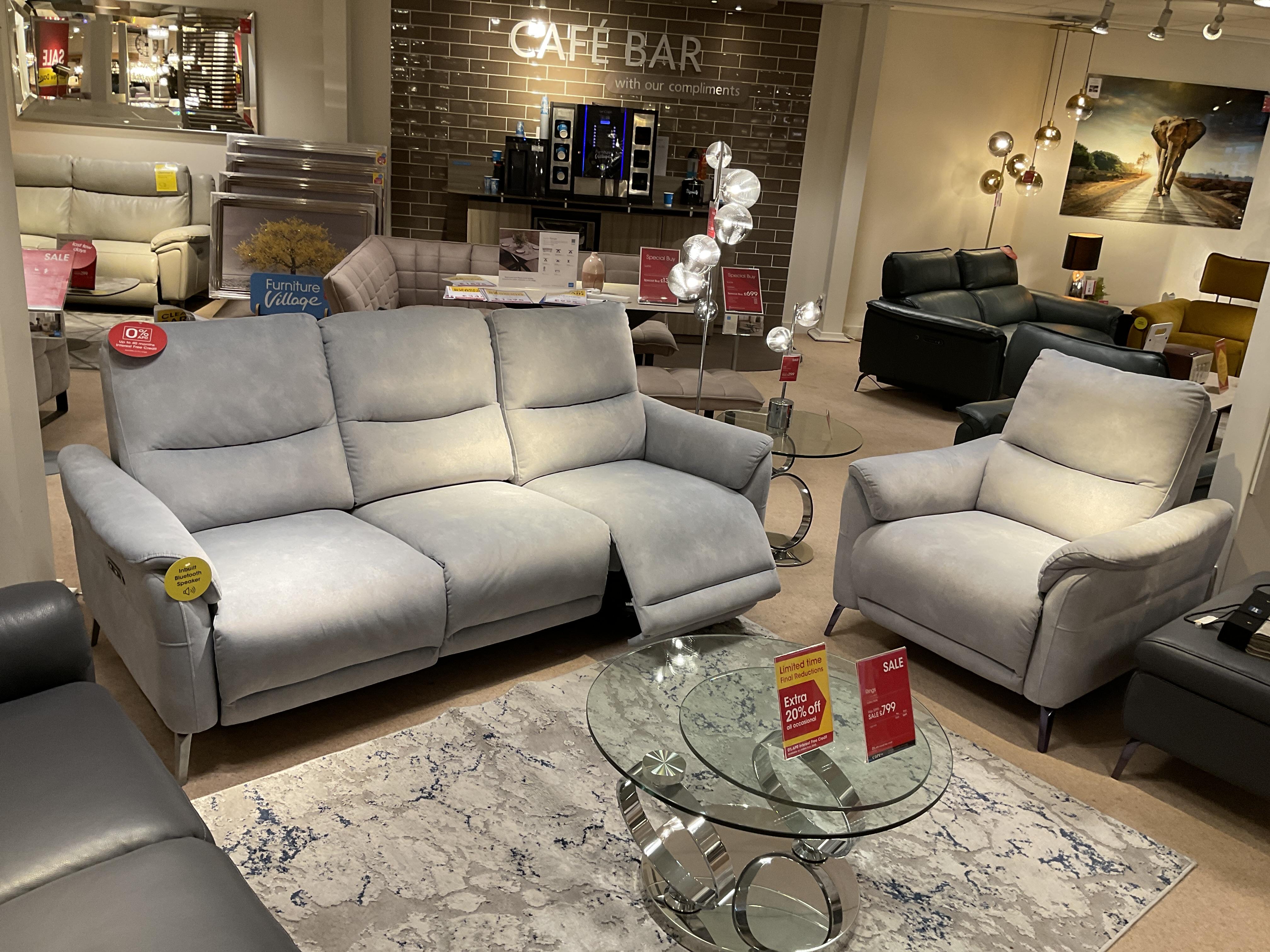 DAYTONA 3 SEATER POWER AND ARM CHAIR POWER RECLINERS in  on Furniture Village