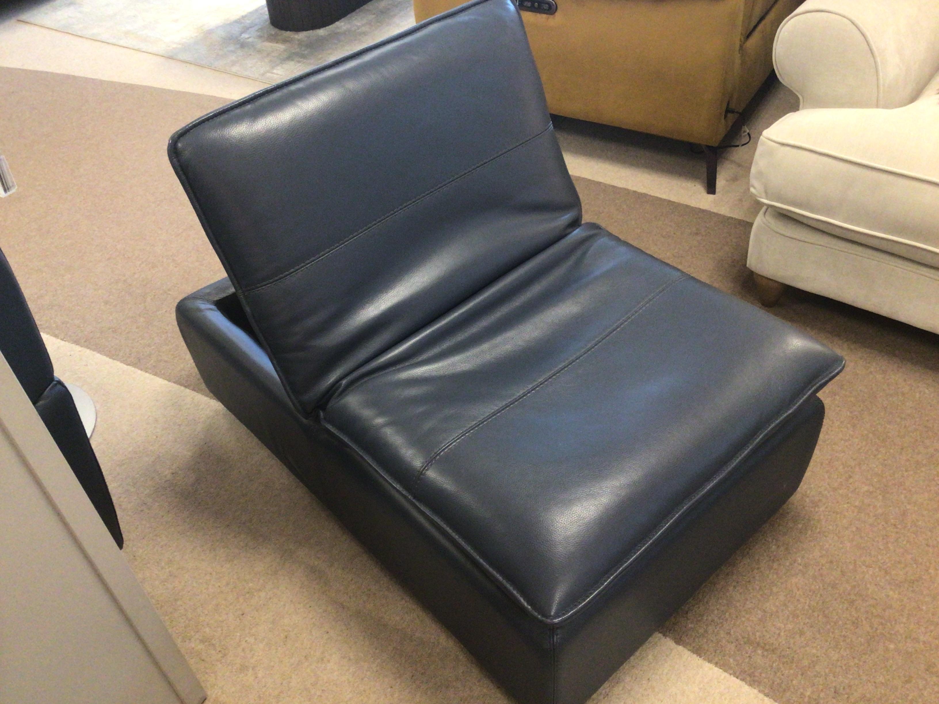 Starlight Expess Leather Storage Chair Stool in  on Furniture Village