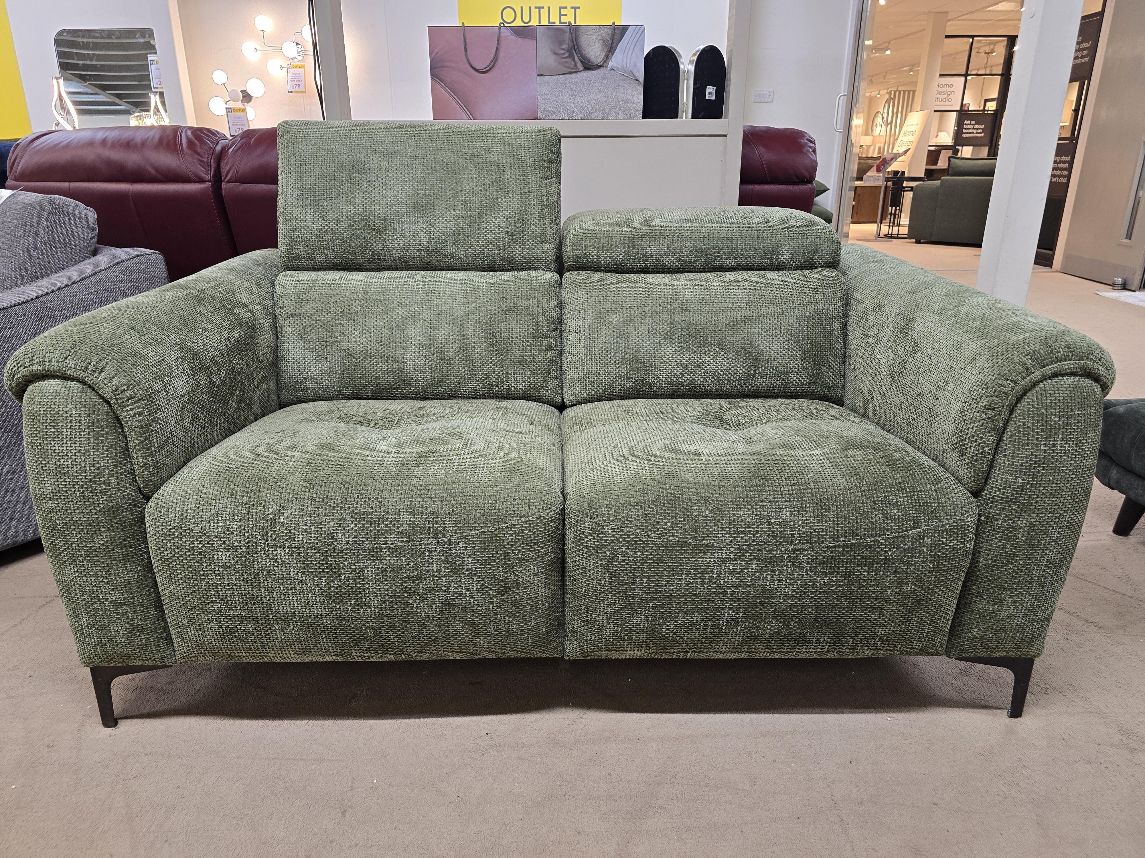 Nicoletti 2 Seater Power Sofa Inc Power Headrests & Power Lumbar in  on Furniture Village