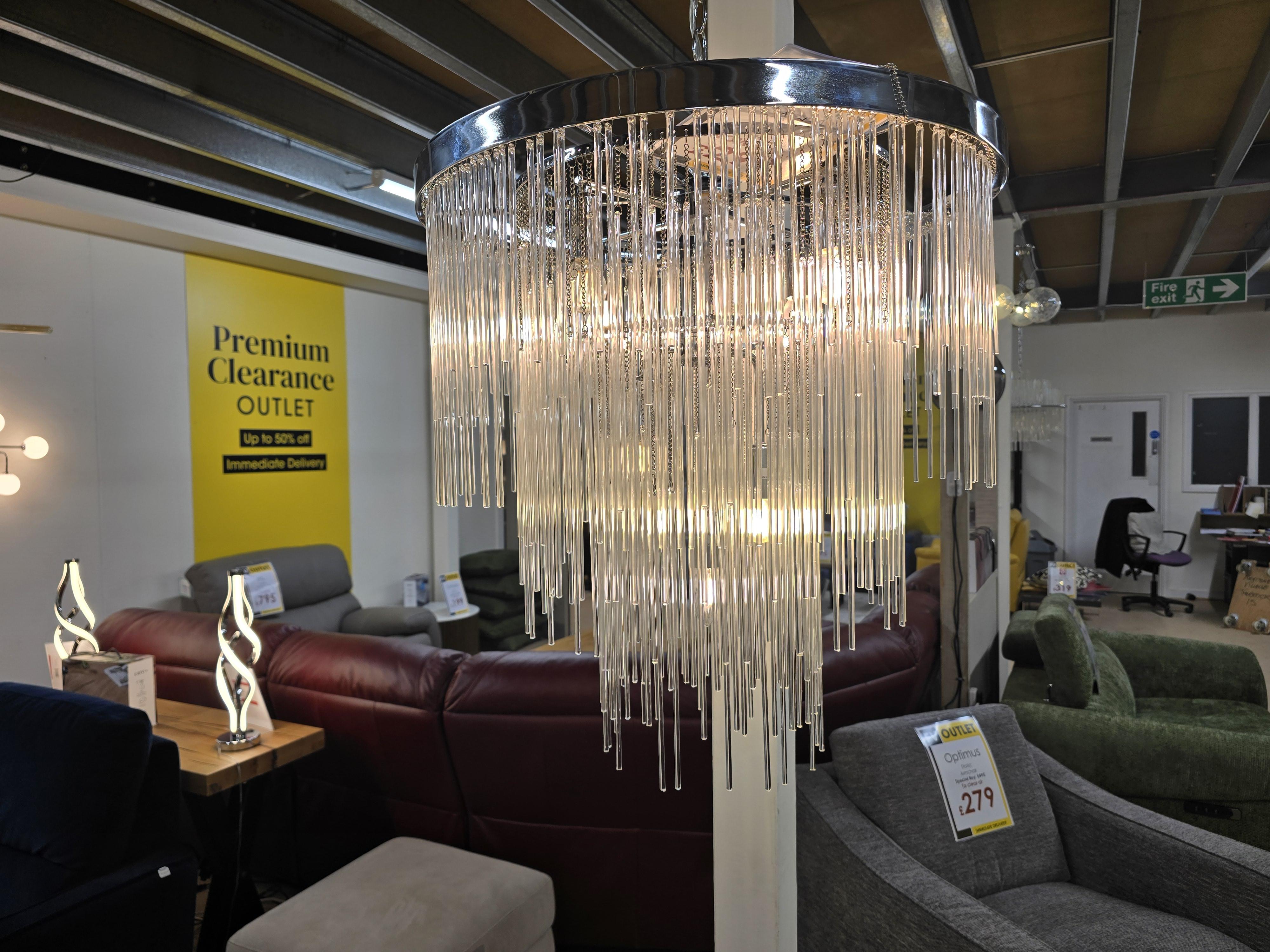 Ada 7 Light Pendant in  on Furniture Village
