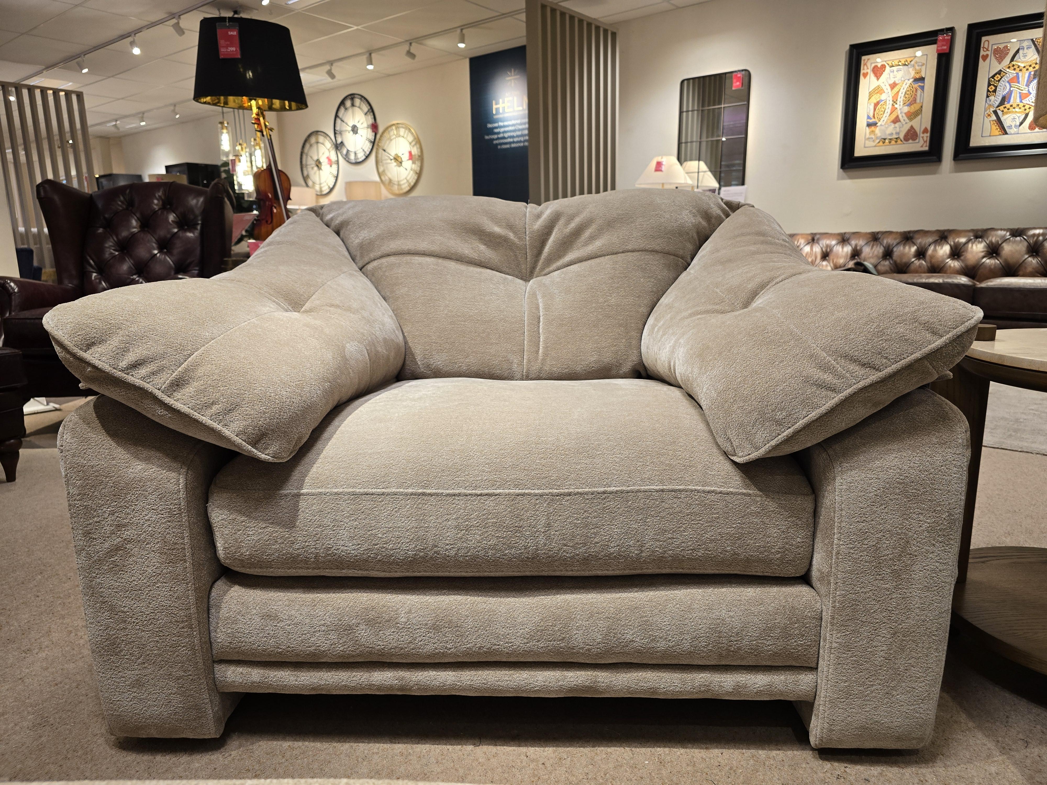 Dune Armchair & Footstool in  on Furniture Village