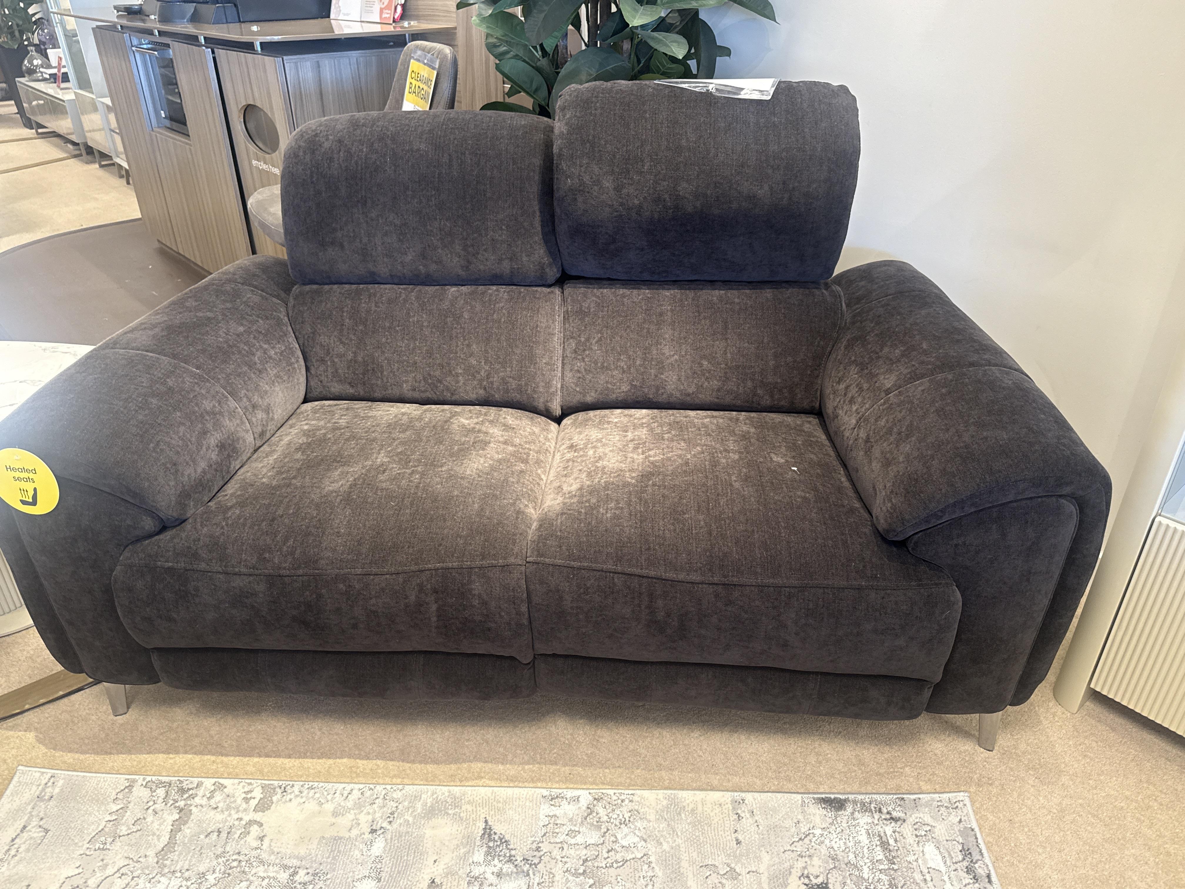 Vino 2 Seater Recliner and Stool in  on Furniture Village