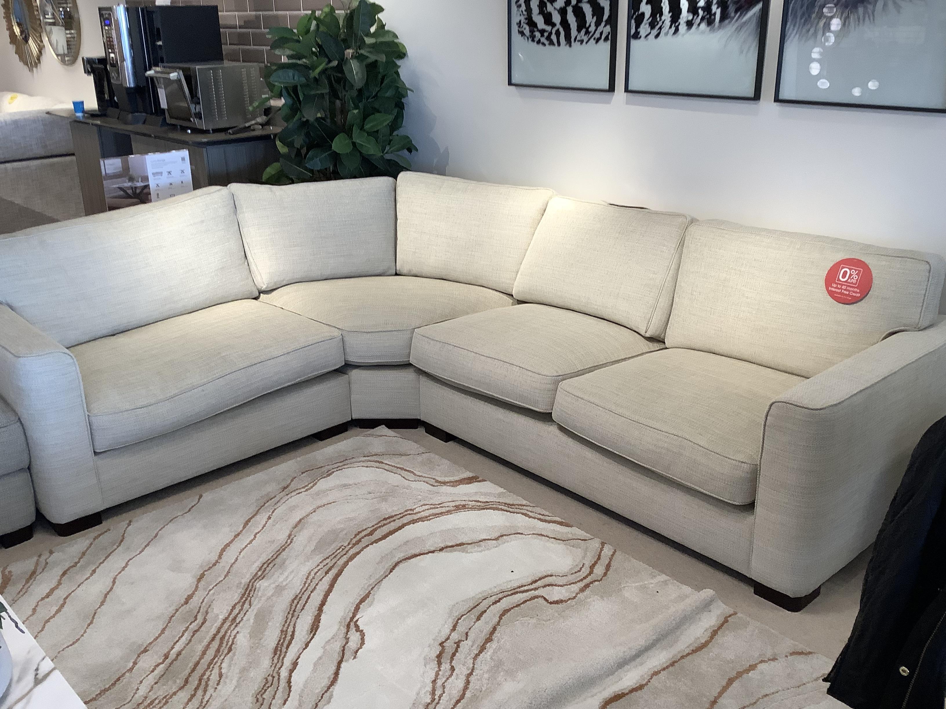 Elora Corner Sofa, Chair & Storage Stool in  on Furniture Village