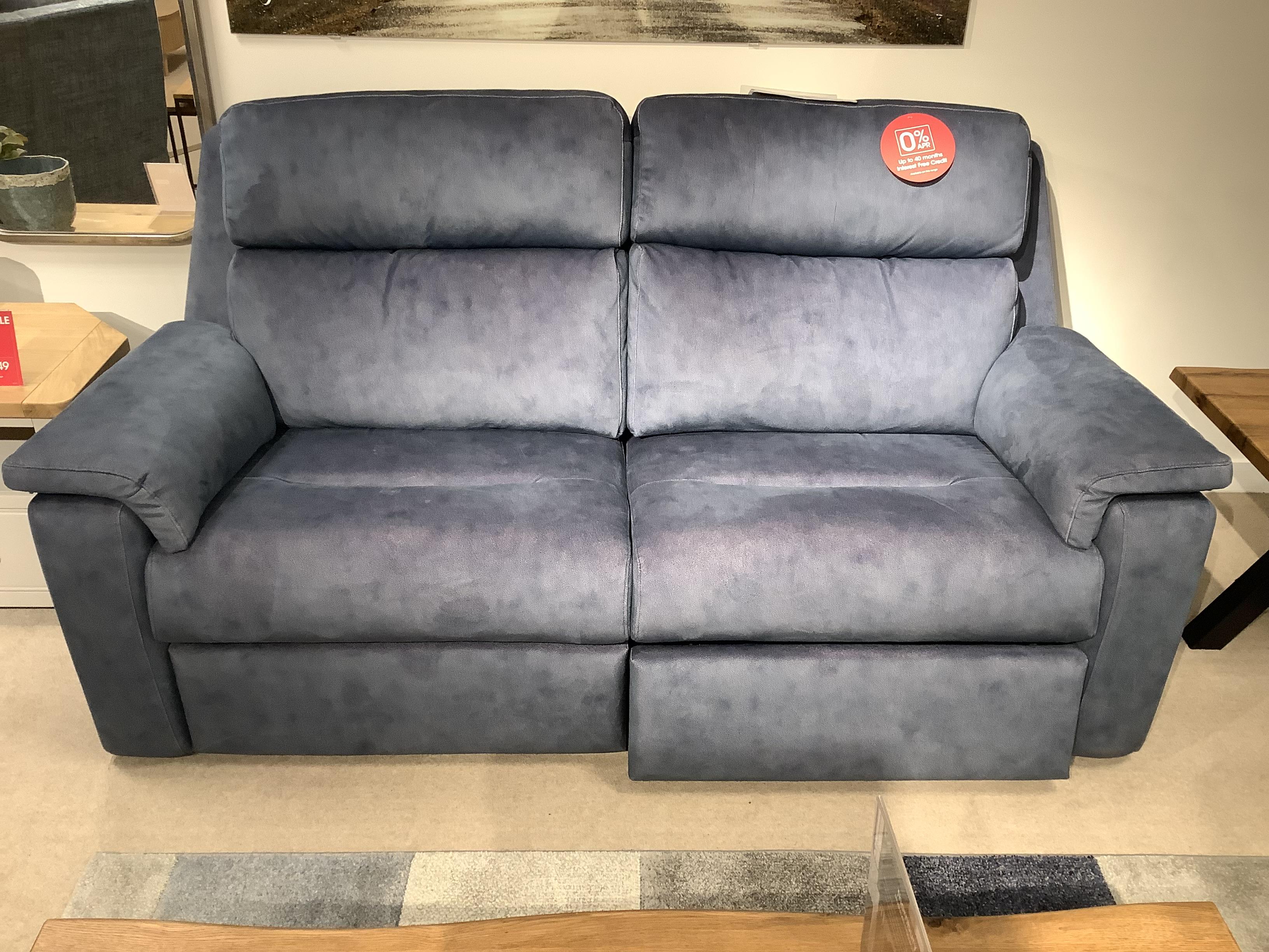 Thornbury 3 Seater Power Recliner Sofa , Power Recliner Chair With Power Headrest & Lumbar & Storge Stool in  on Furniture Village