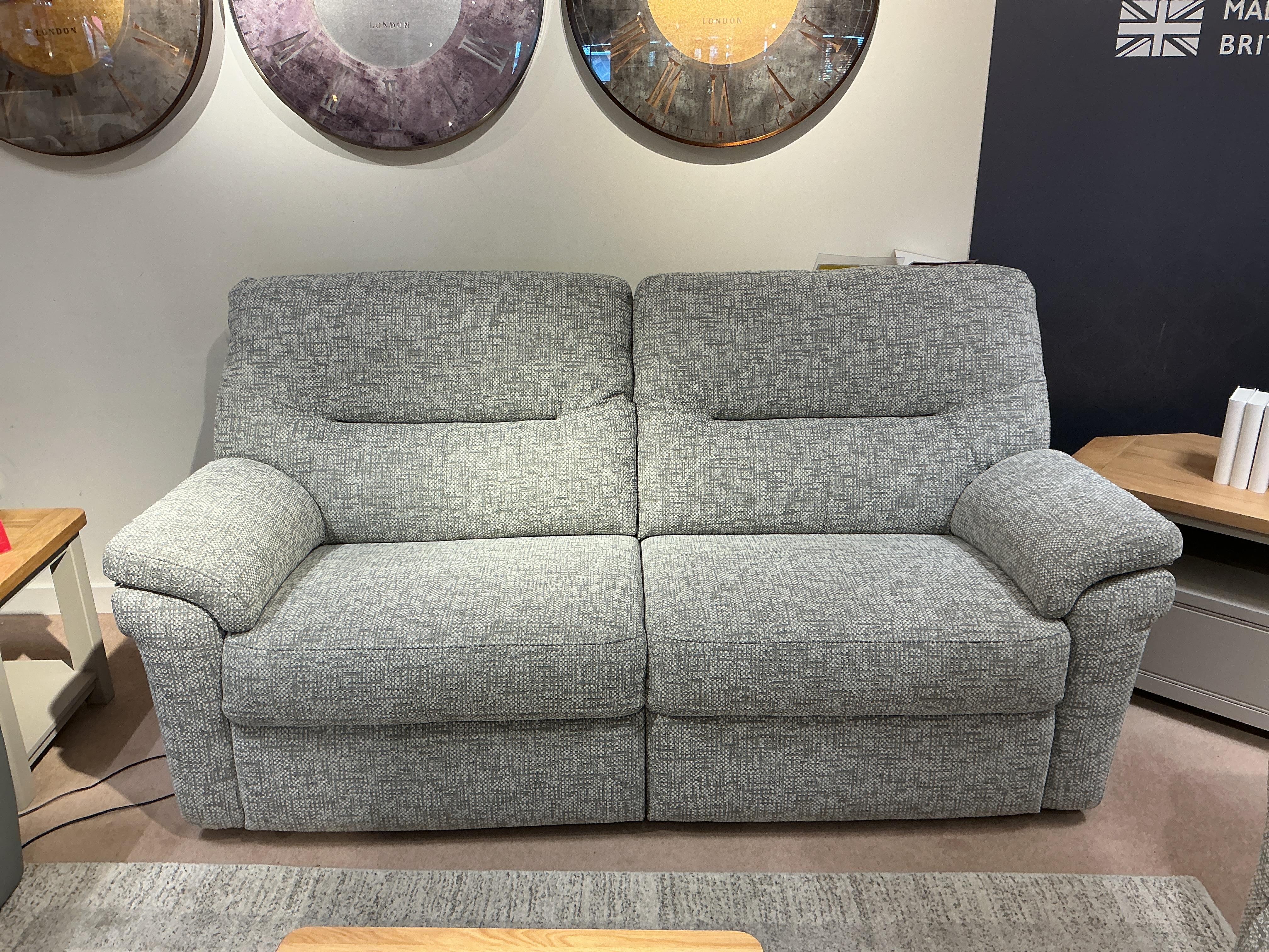 Seattle 3 seater and power recliner with heated seat in  on Furniture Village