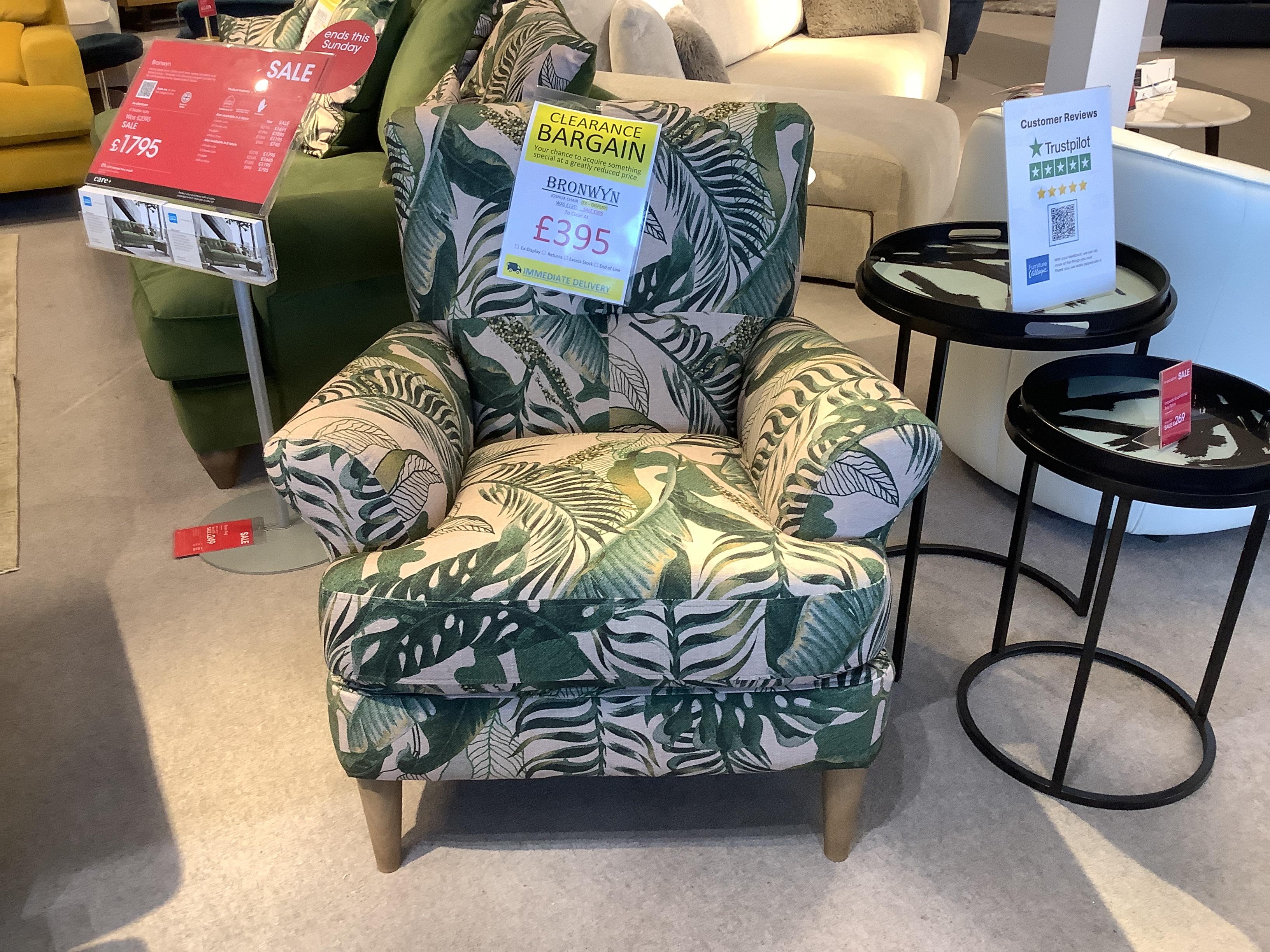 Joshua Accent Chair in  on Furniture Village