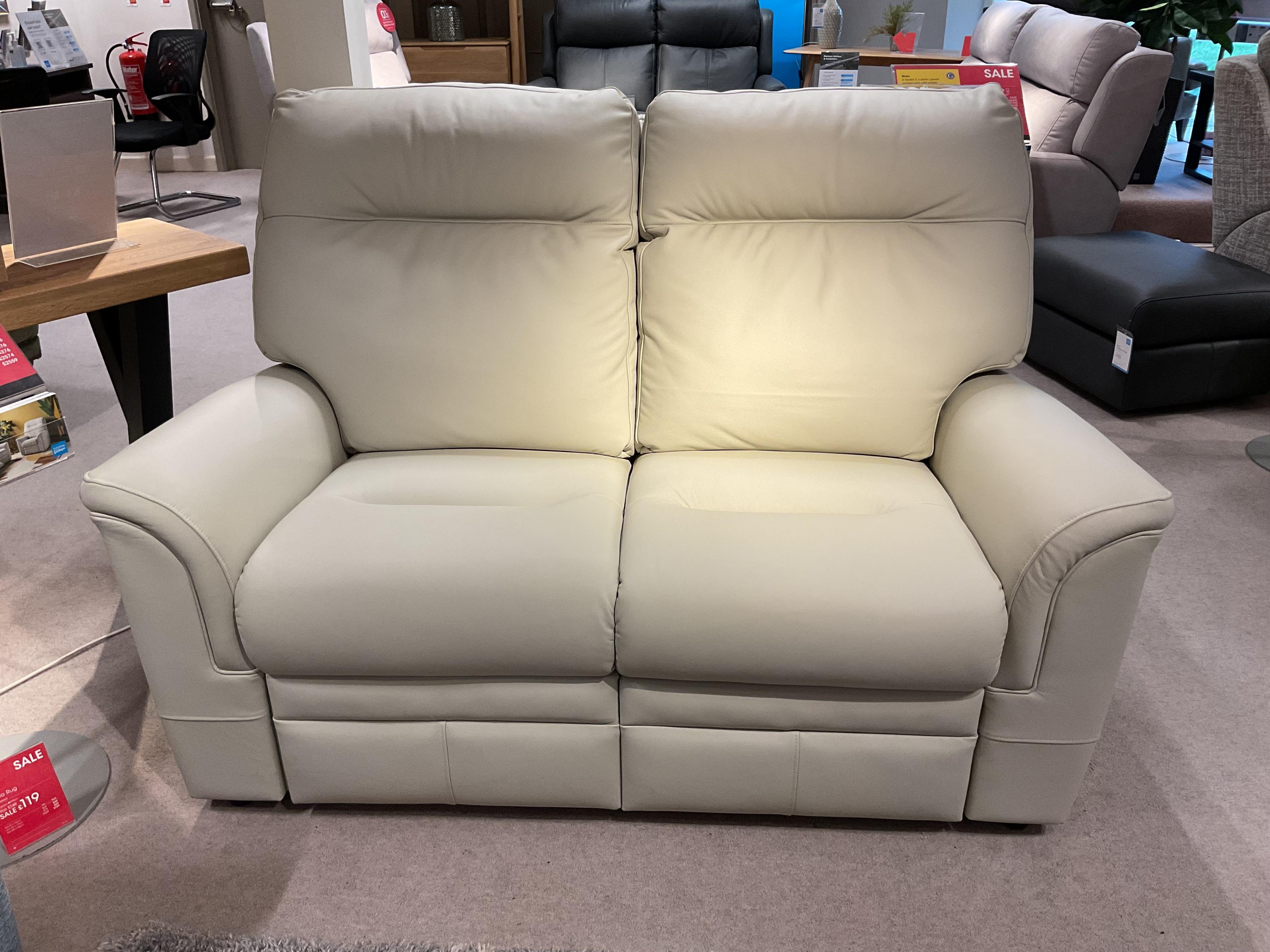 Hudson Leather 2 Seater Sofa in  on Furniture Village