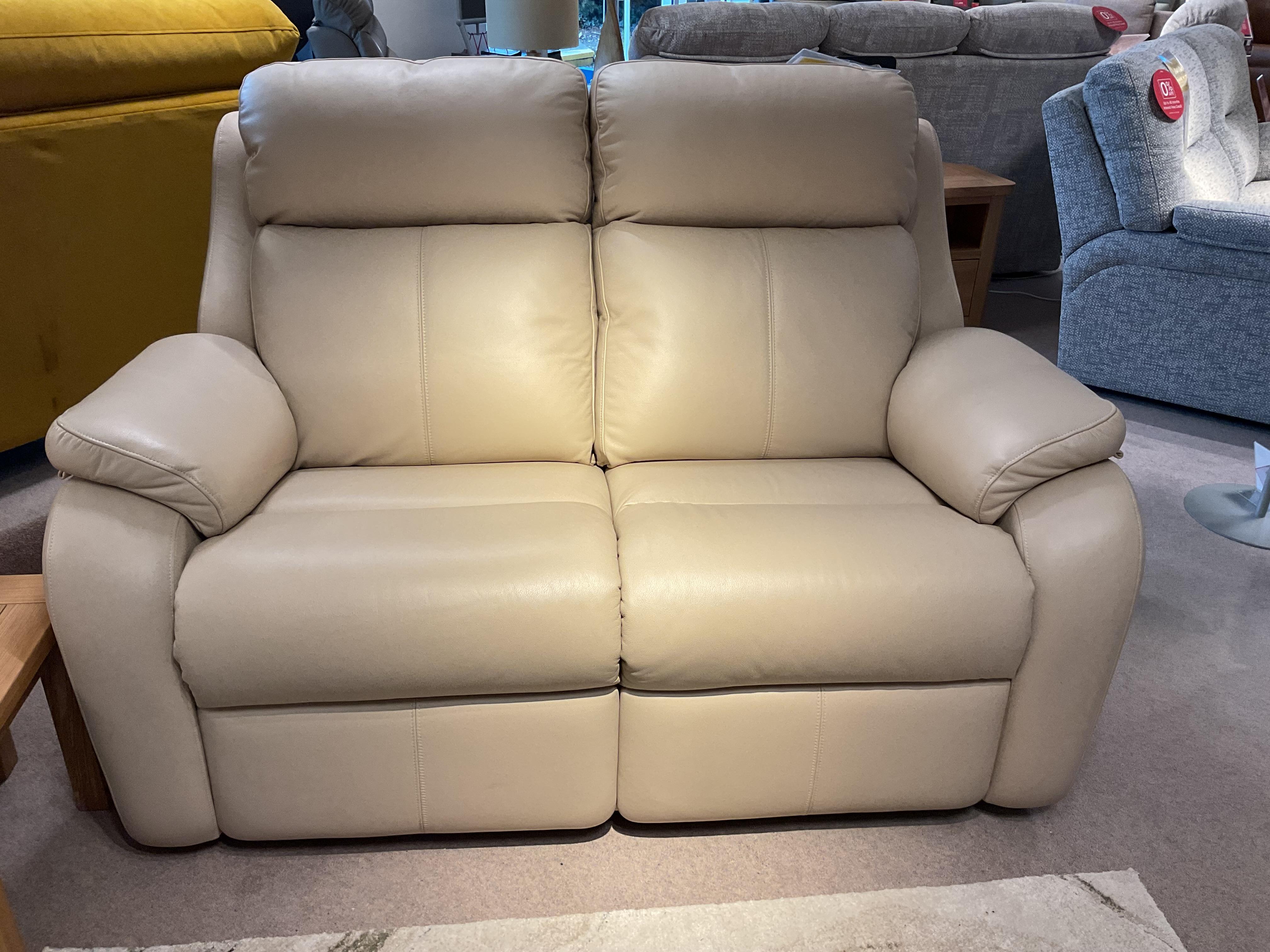 Kingsbury 2 Seater Leather Sofa in  on Furniture Village