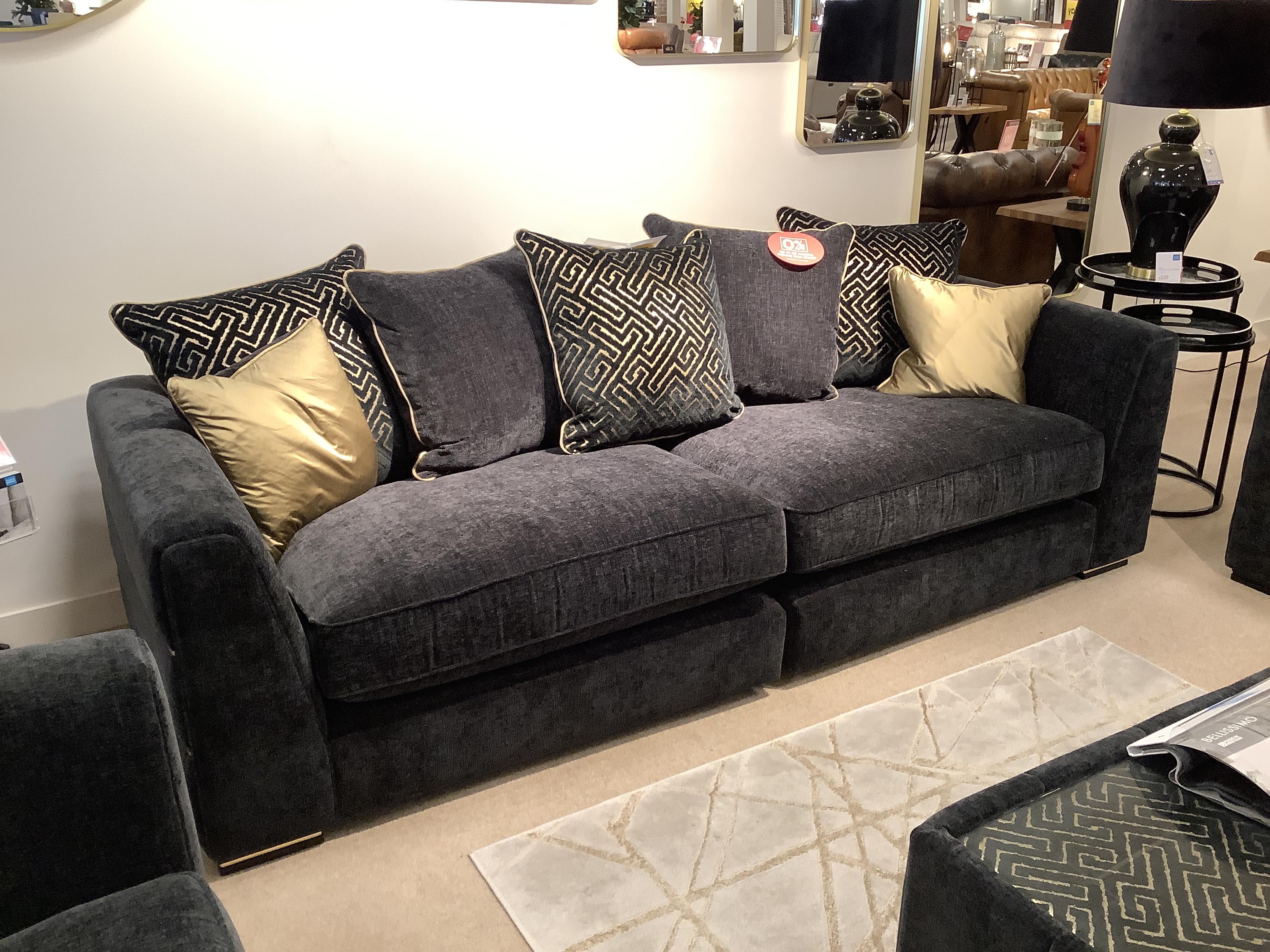 Bellissimo 4 Seater & Snuggler in  on Furniture Village