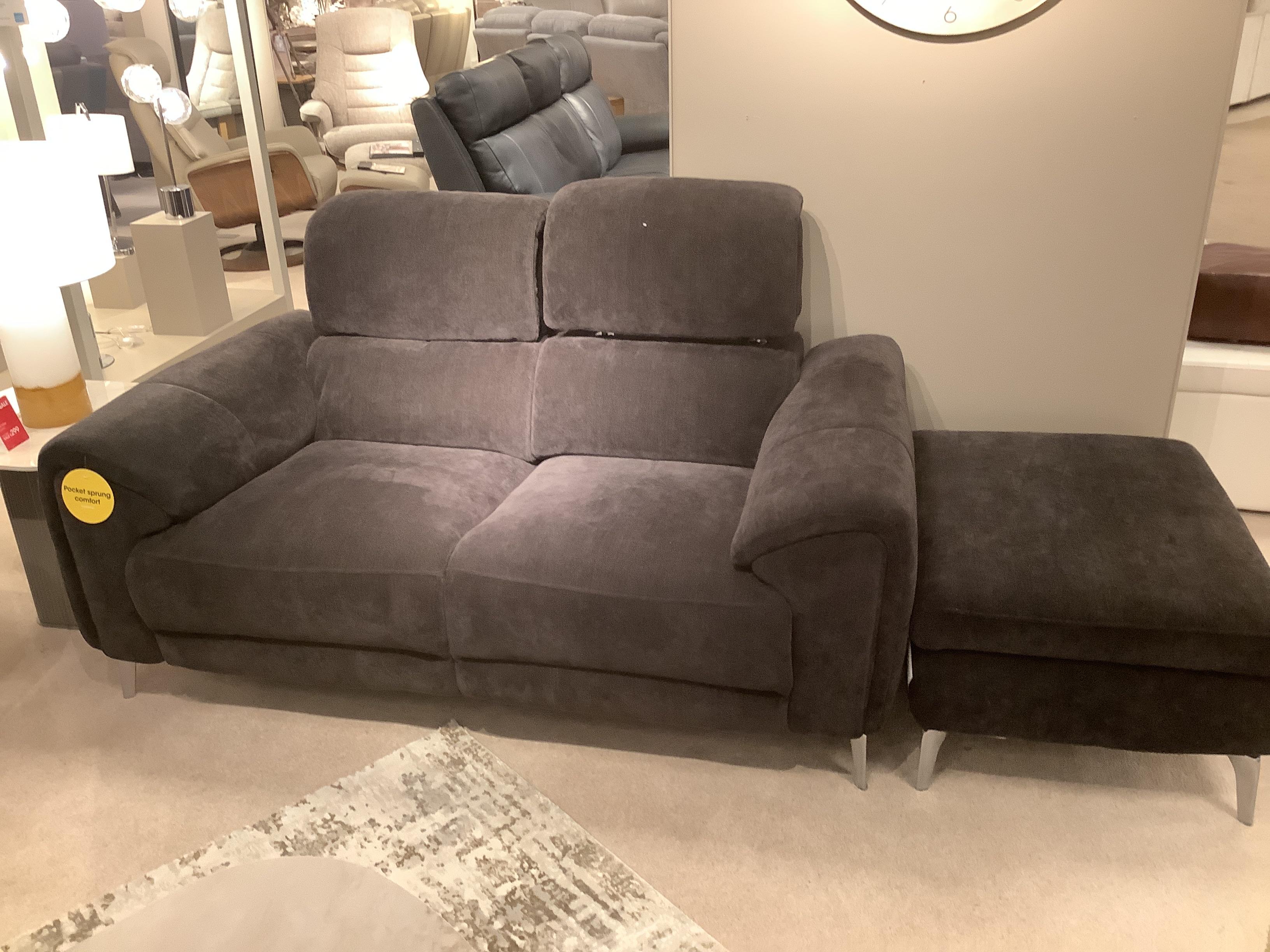 Vino 2 seater pwr sofa heated seat in  on Furniture Village