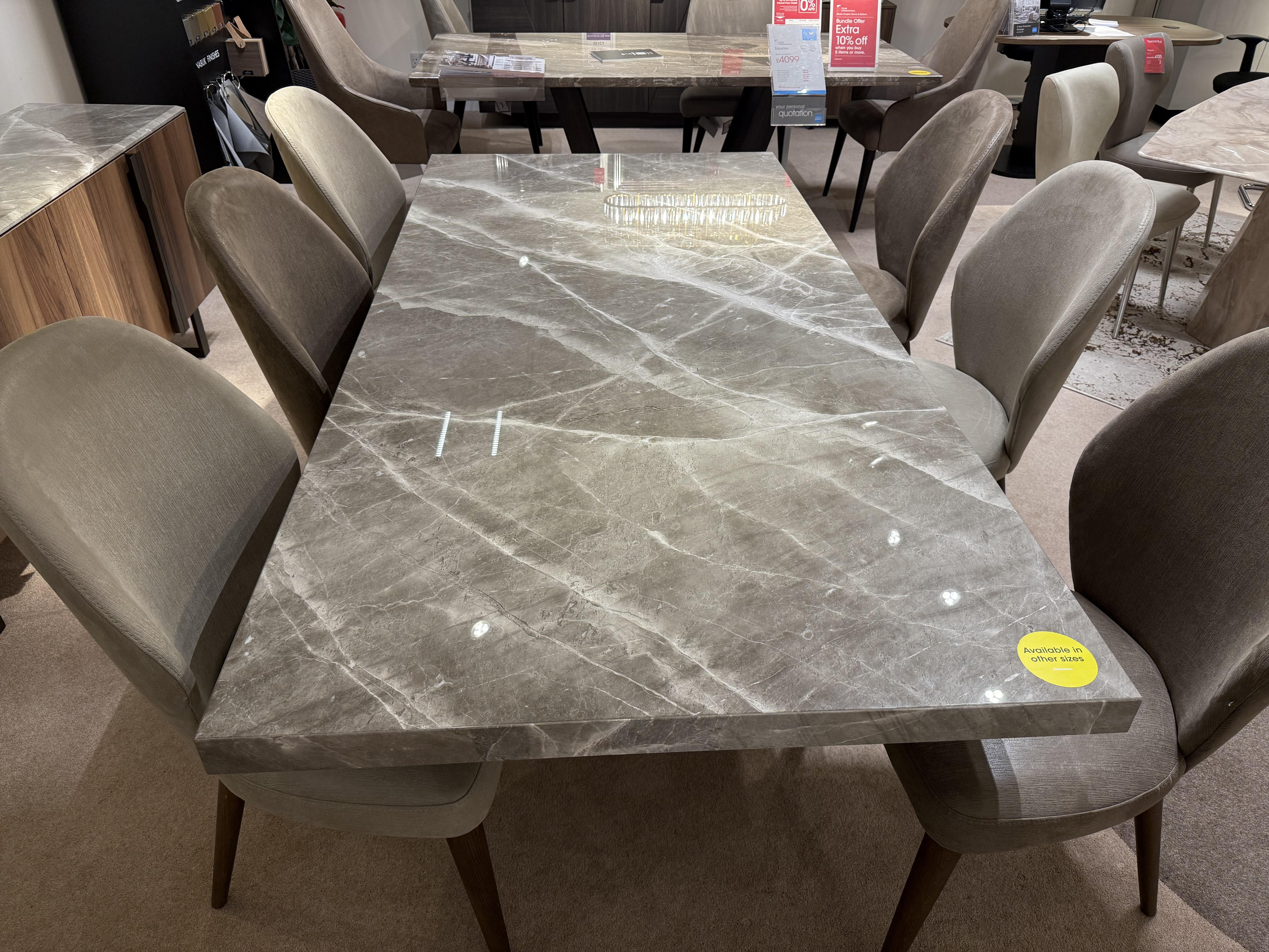 Empire Table 6 chairs and Sideboard in  on Furniture Village