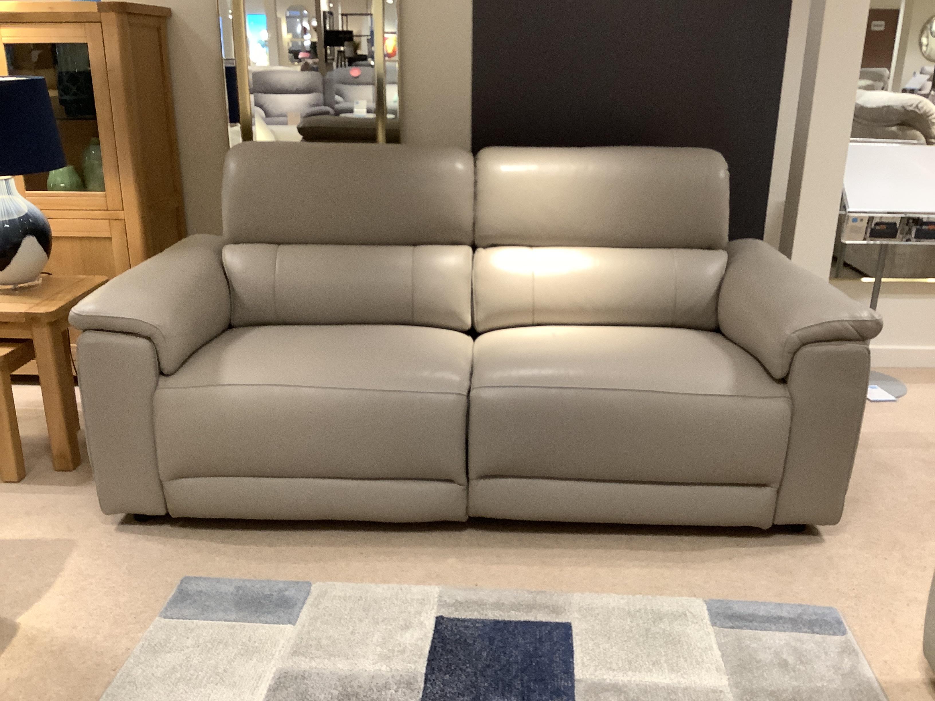 Genius 3 Seater power recliner with power headrests in  on Furniture Village