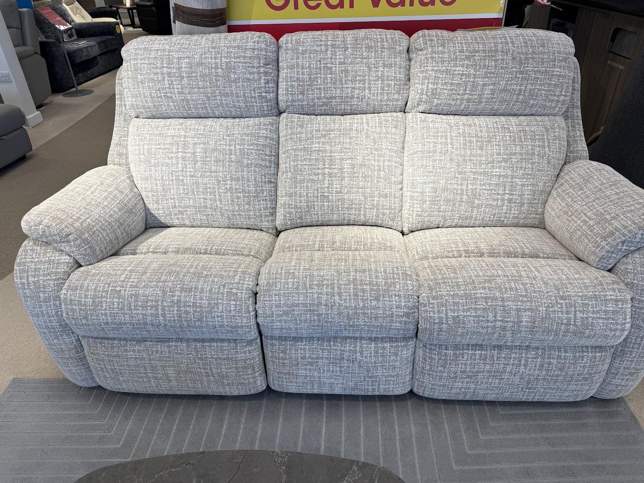 Kingsbury Chair power + headrest + lumbar, Kingsbury 3 seater power in  on Furniture Village