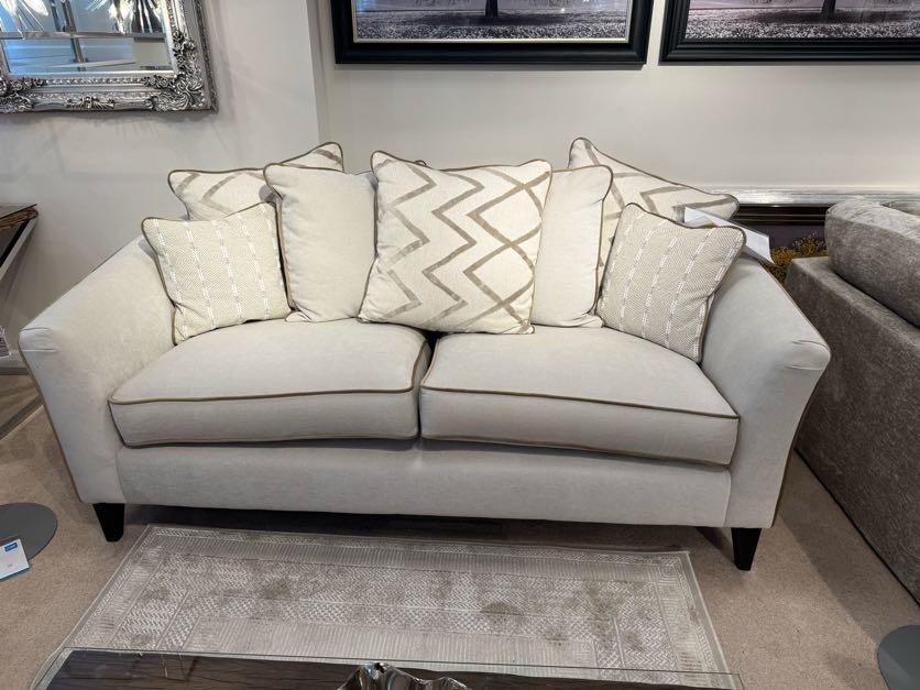 SOHO 3 SEATER & STOOL in  on Furniture Village