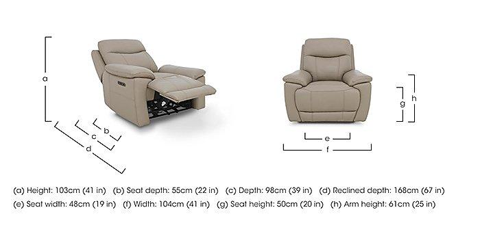 Sloane Power Recliner Chair in  on Furniture Village