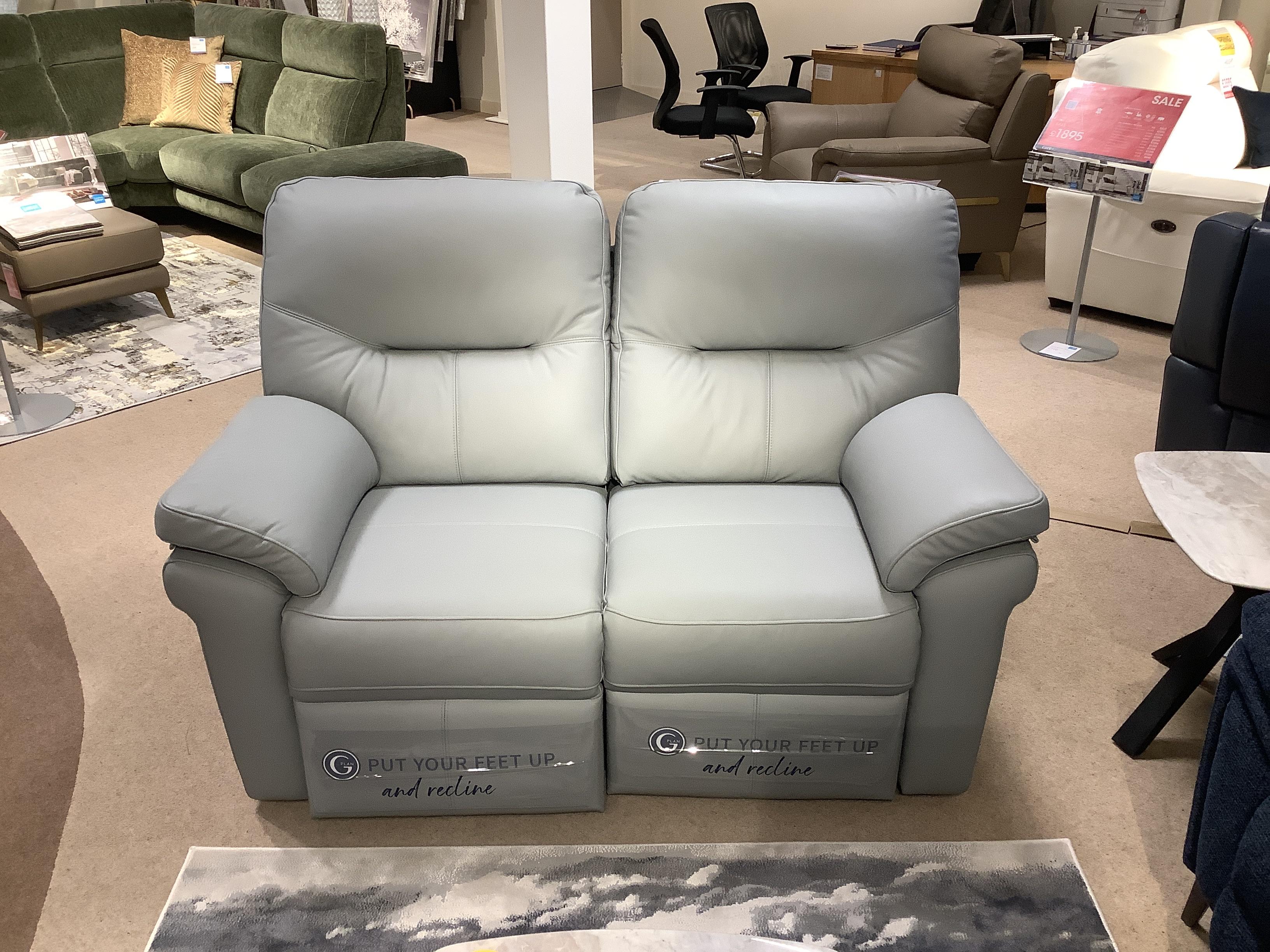 Seattle 2 seater and stool in  on Furniture Village