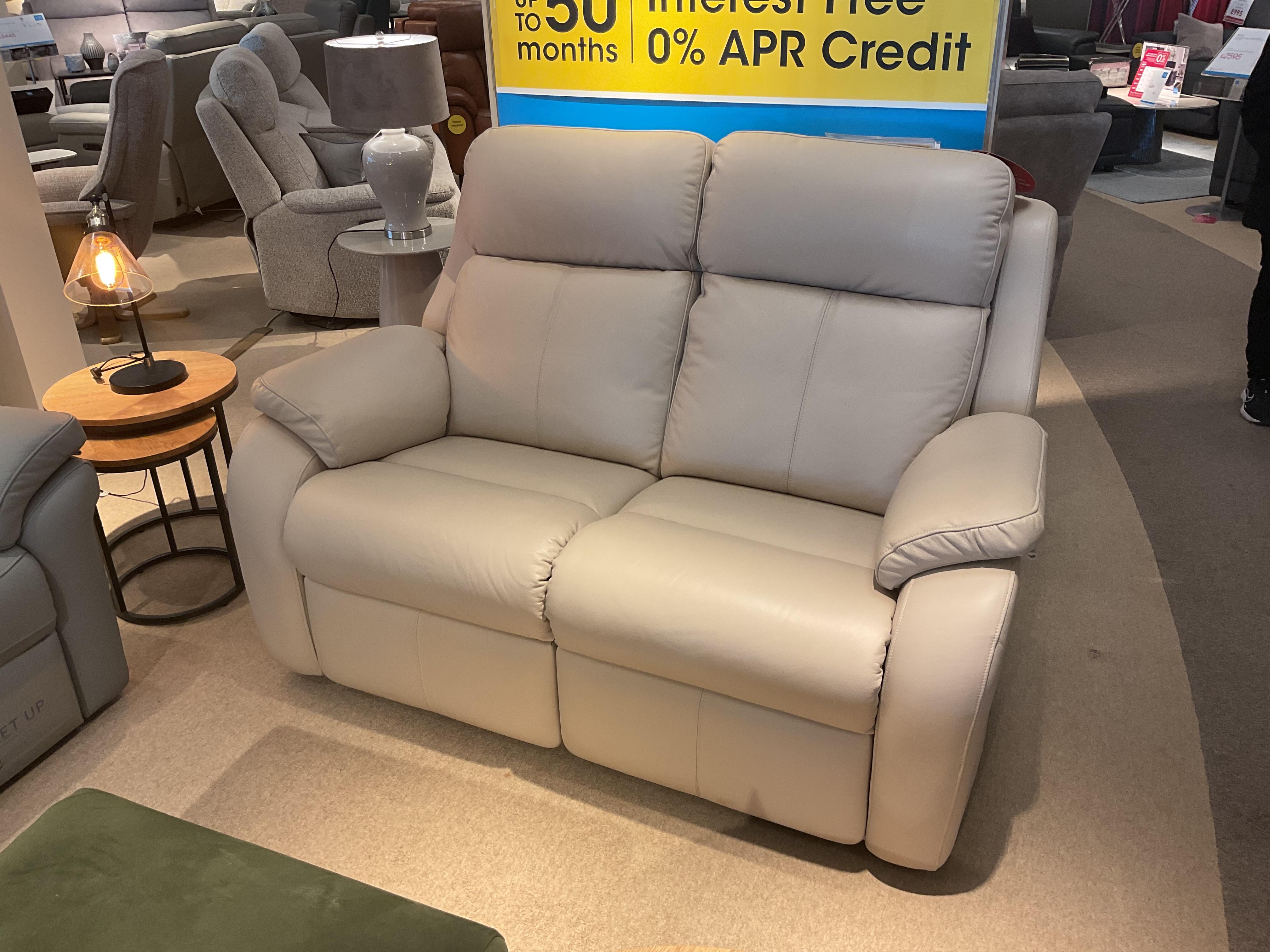 Kingsbury 2 Seater Leather sofa in  on Furniture Village