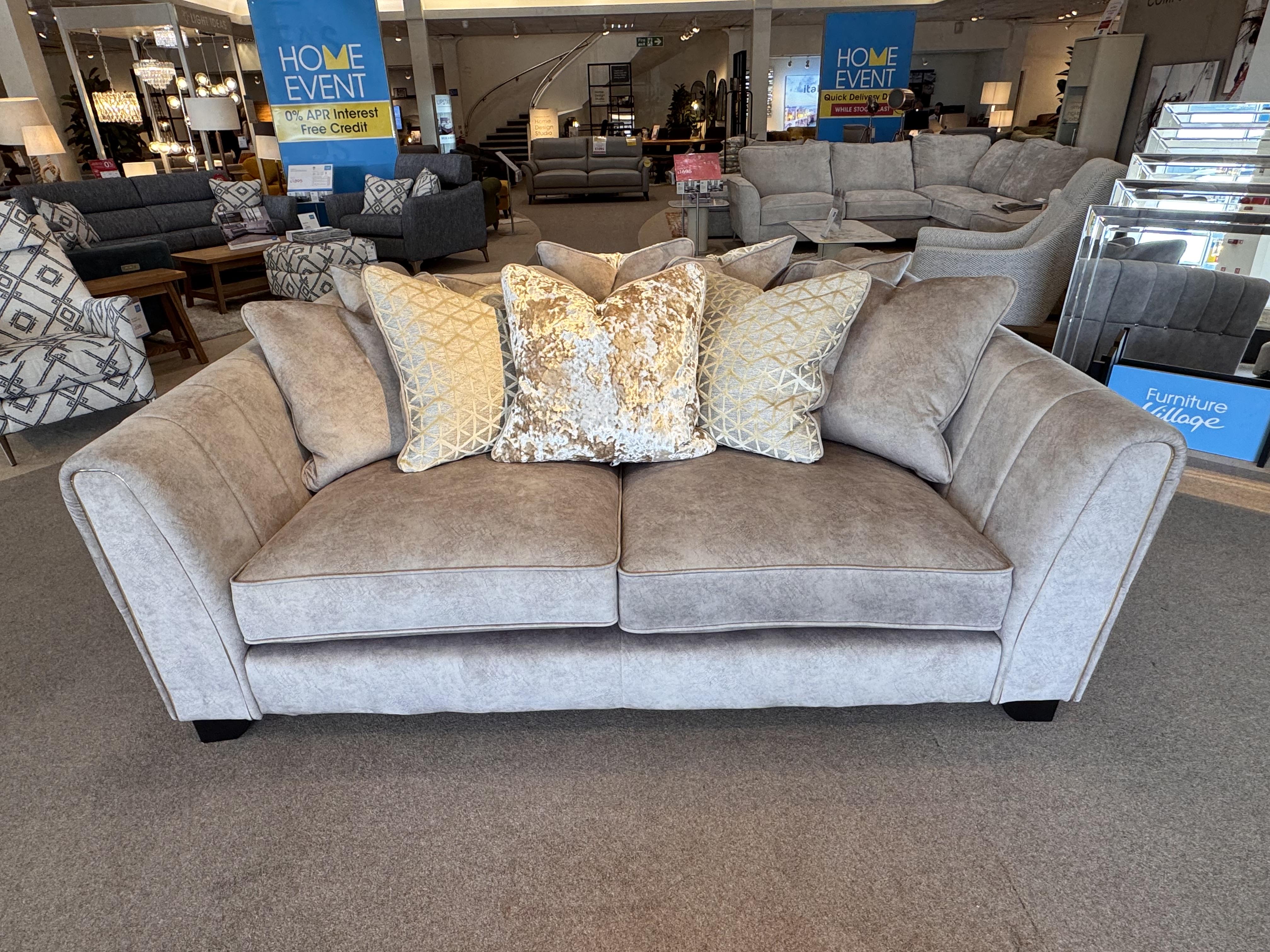Mariah 3 seater & snuggler in  on Furniture Village