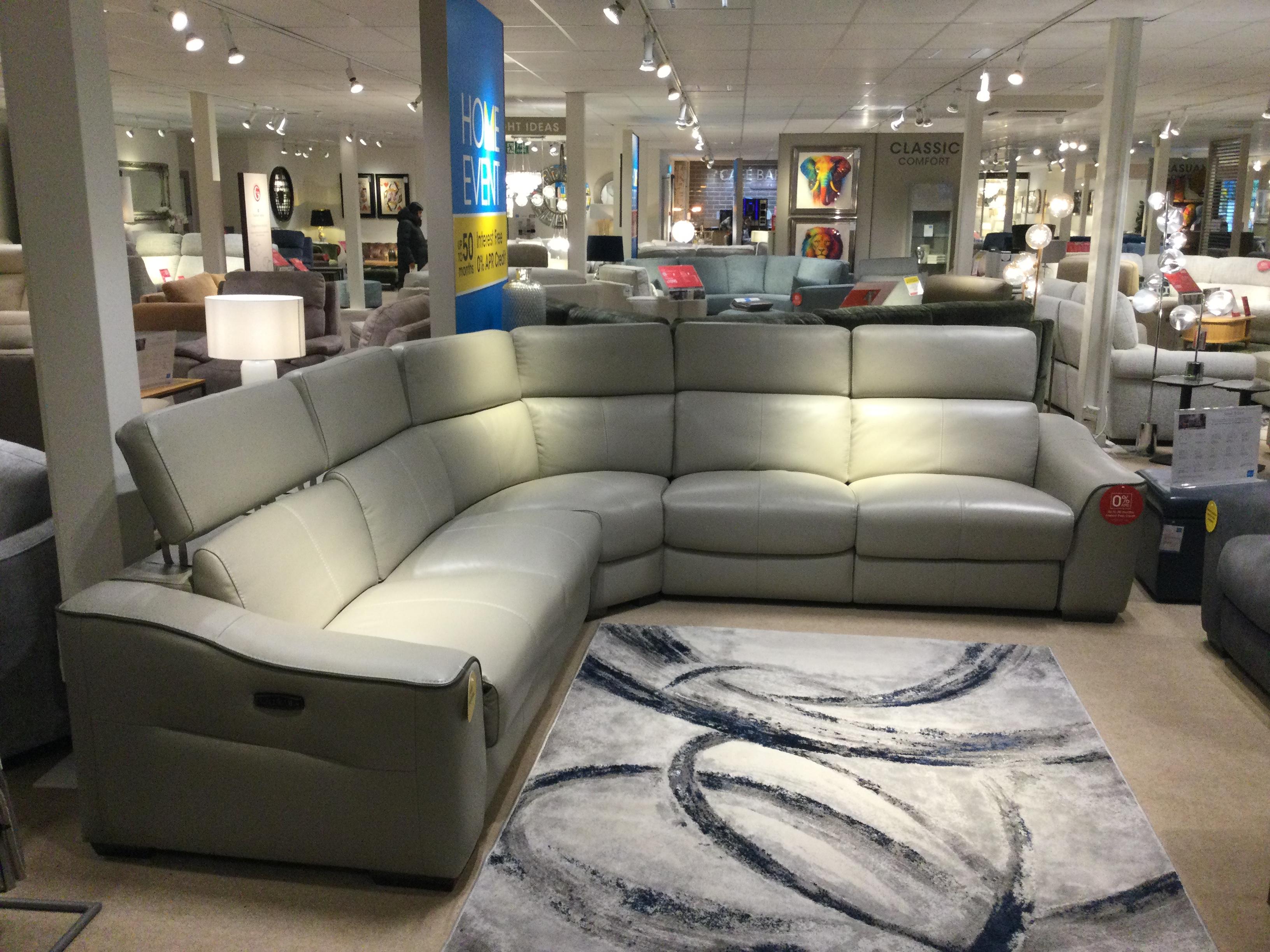Xavier Corner sofa Power Recliner & Power Headrest in  on Furniture Village
