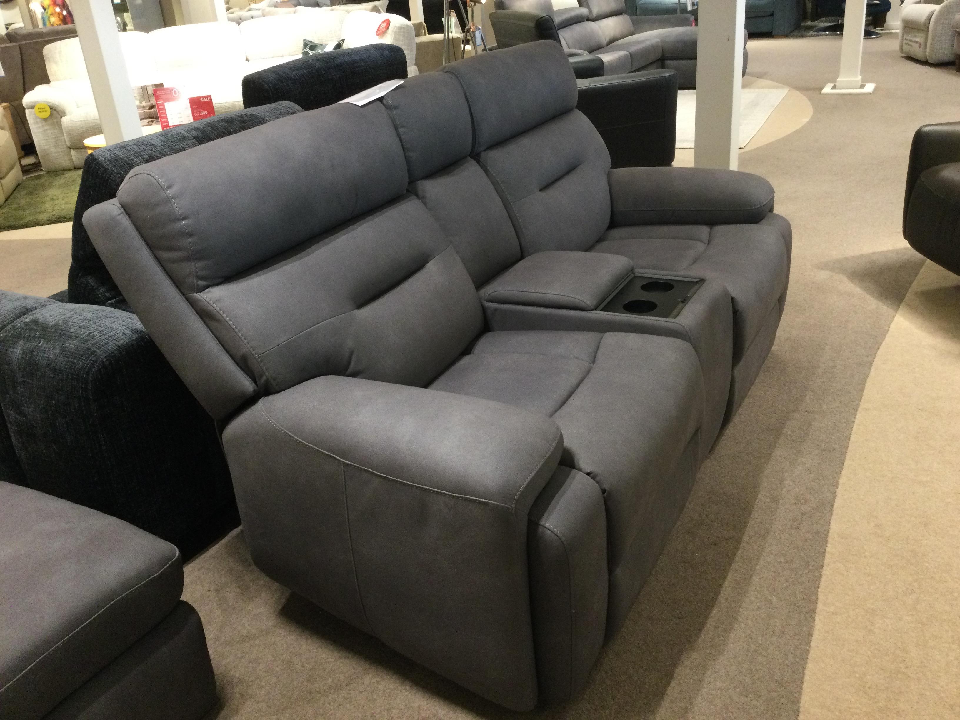 Cinemax 2 seater media sofa with Footstool storage in  on Furniture Village