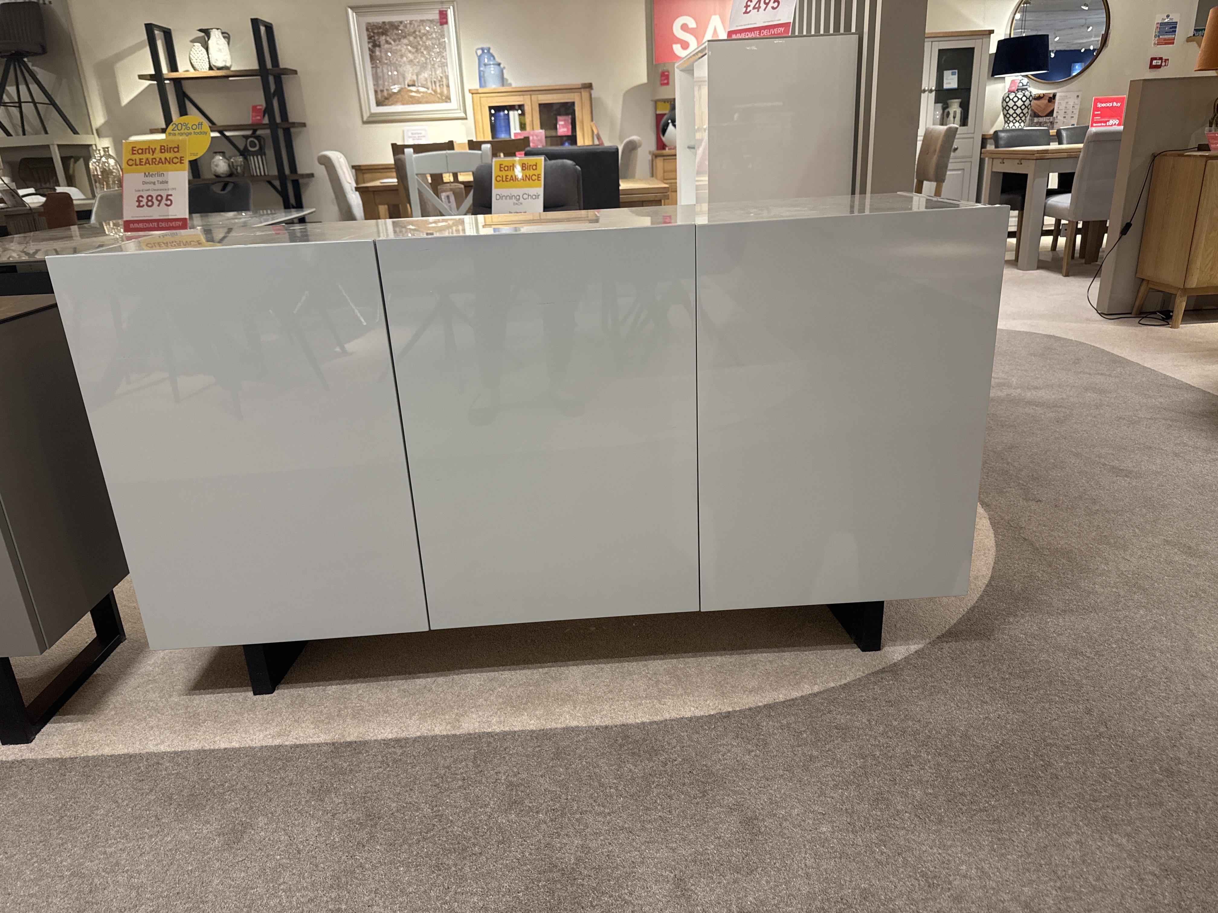 Vida 3 door sideboard in  on Furniture Village