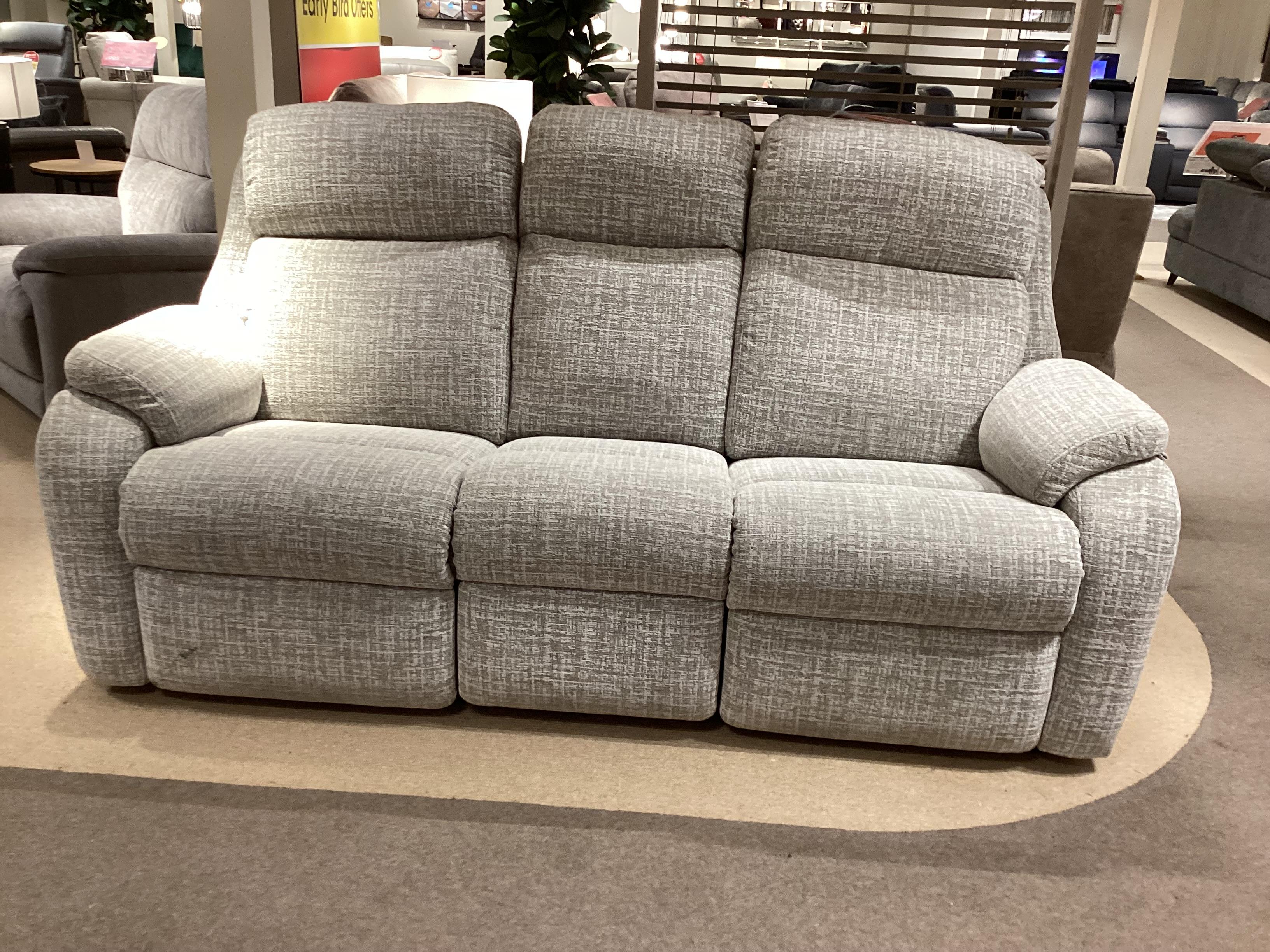 Kingsbury 3 Seater Power Recliner Sofa in  on Furniture Village