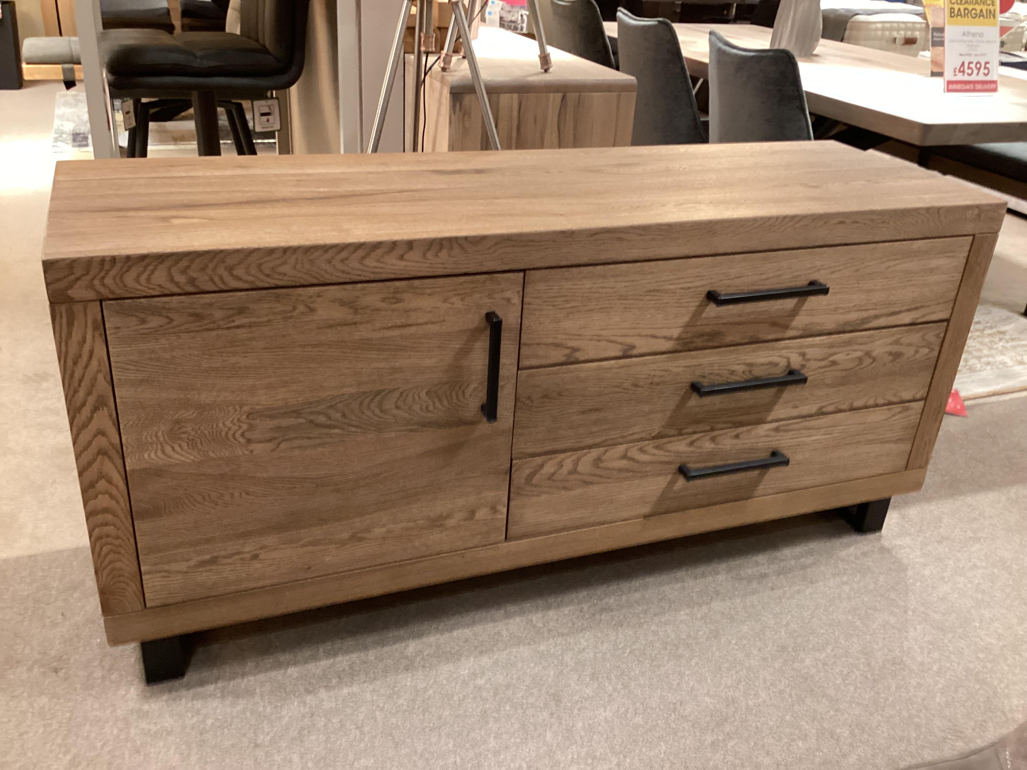 Loki 1 Door 3 Drawer Sideboard in  on Furniture Village