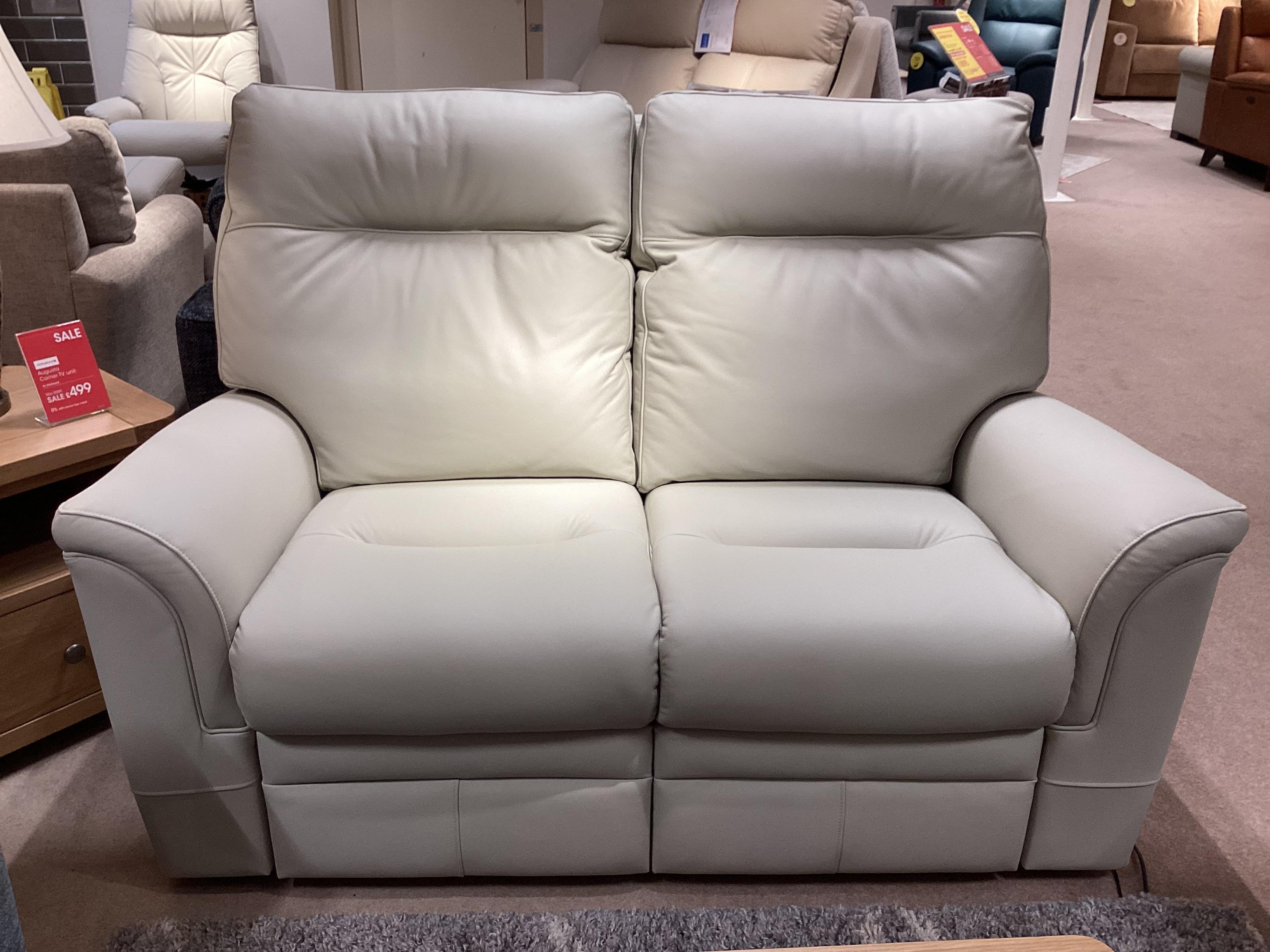 Hudson 2 Seater Leather Sofa in  on Furniture Village