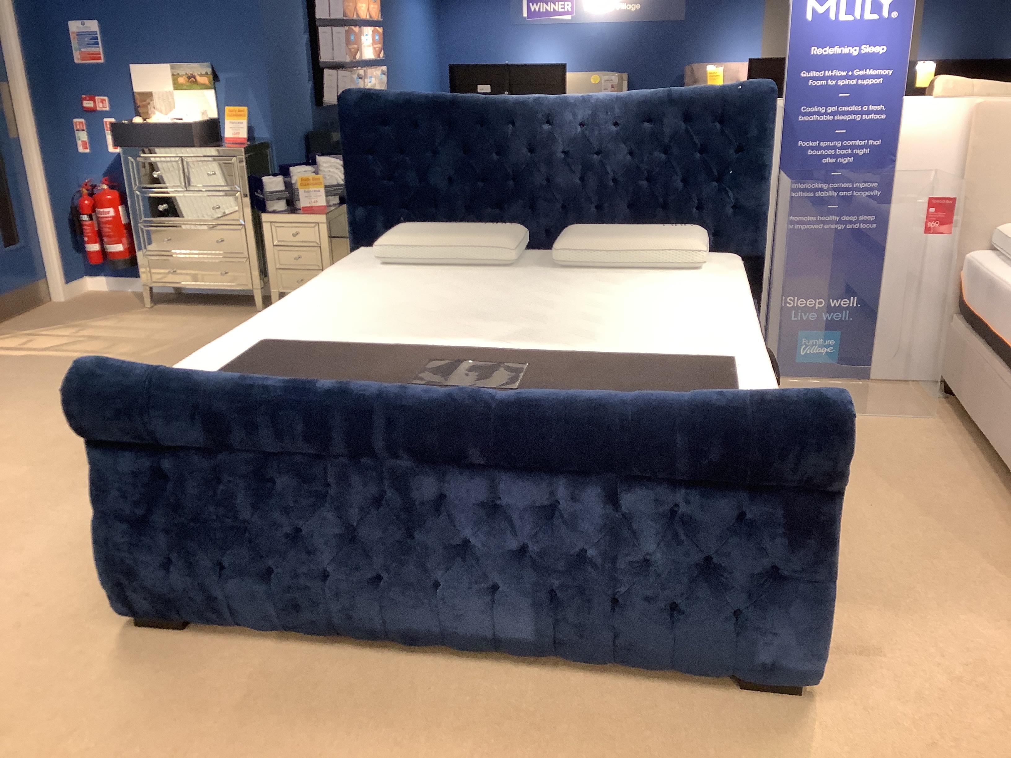 Lance Superking Ottoman + Tempur Pro Lux Medium Mattress in  on Furniture Village